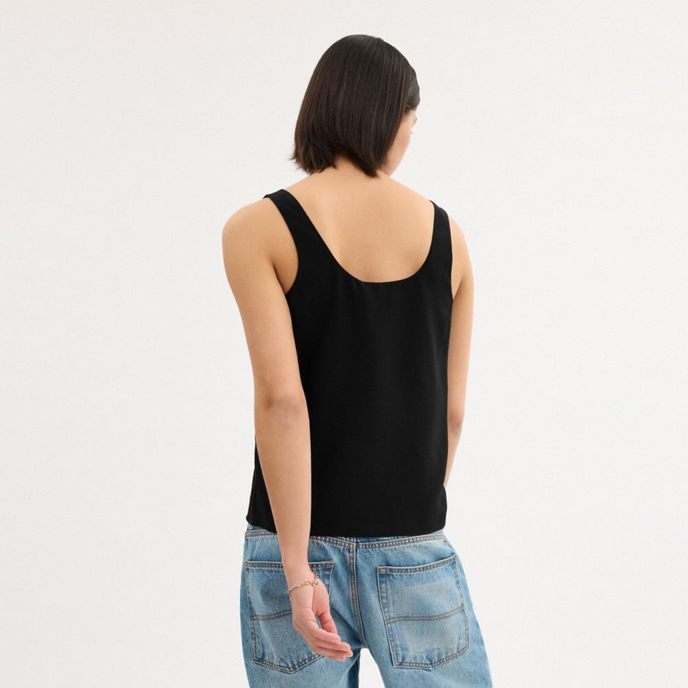 Coach Tank Top Black