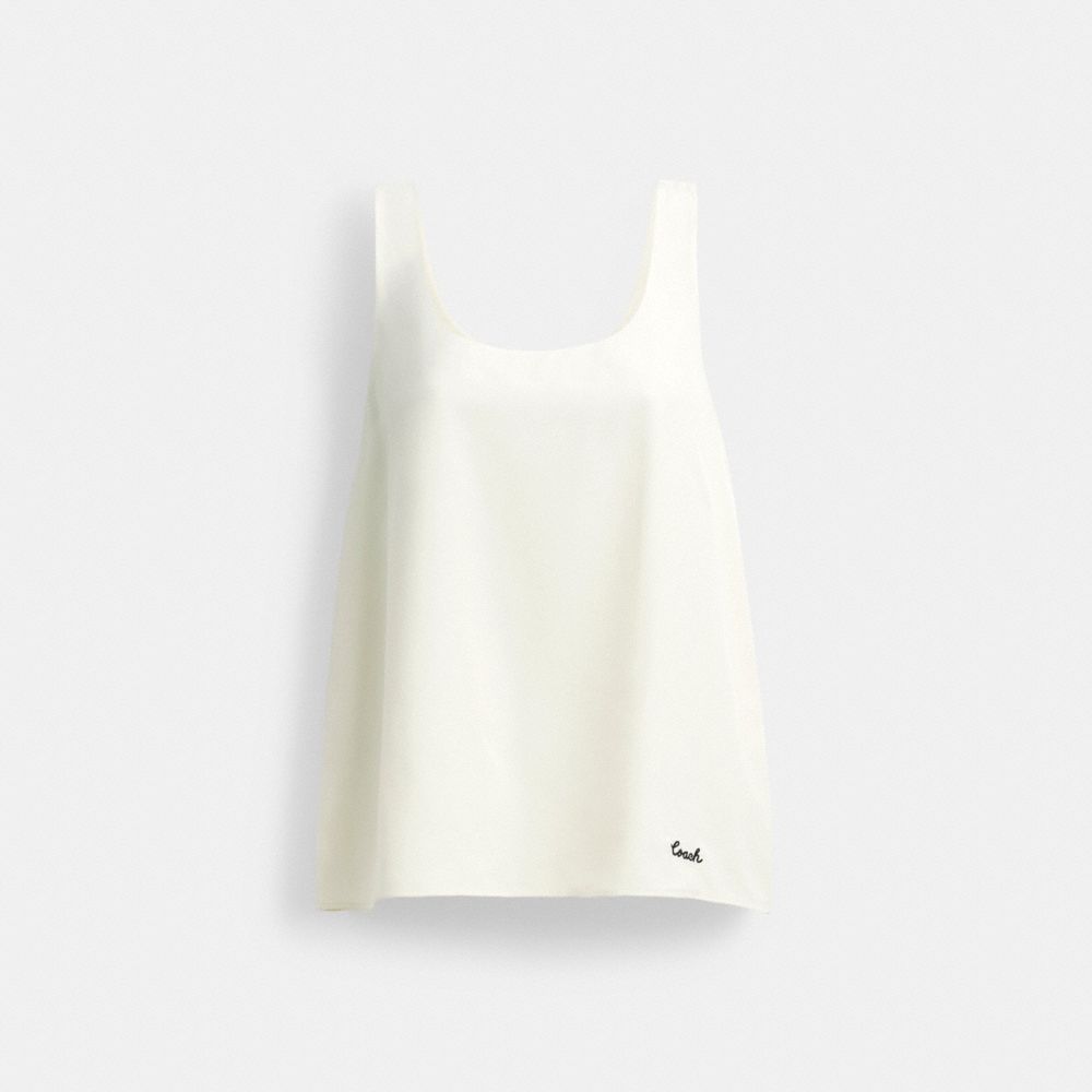 Coach Tank Top White