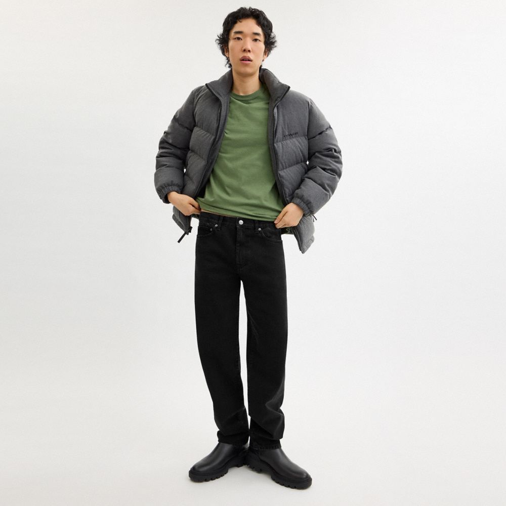 Coach Straight Fit Denim Jeans Black Wash