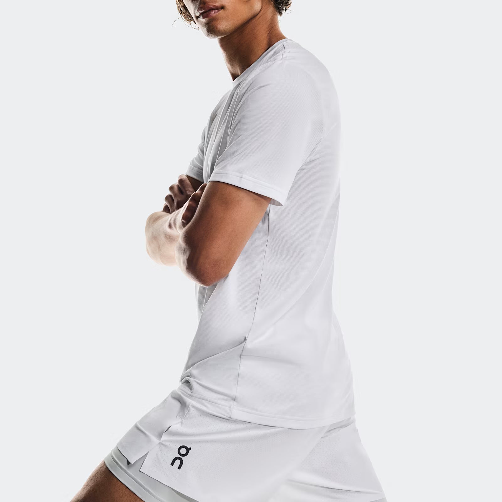 On 5" Performance 2/1 Shorts White | Glacier
