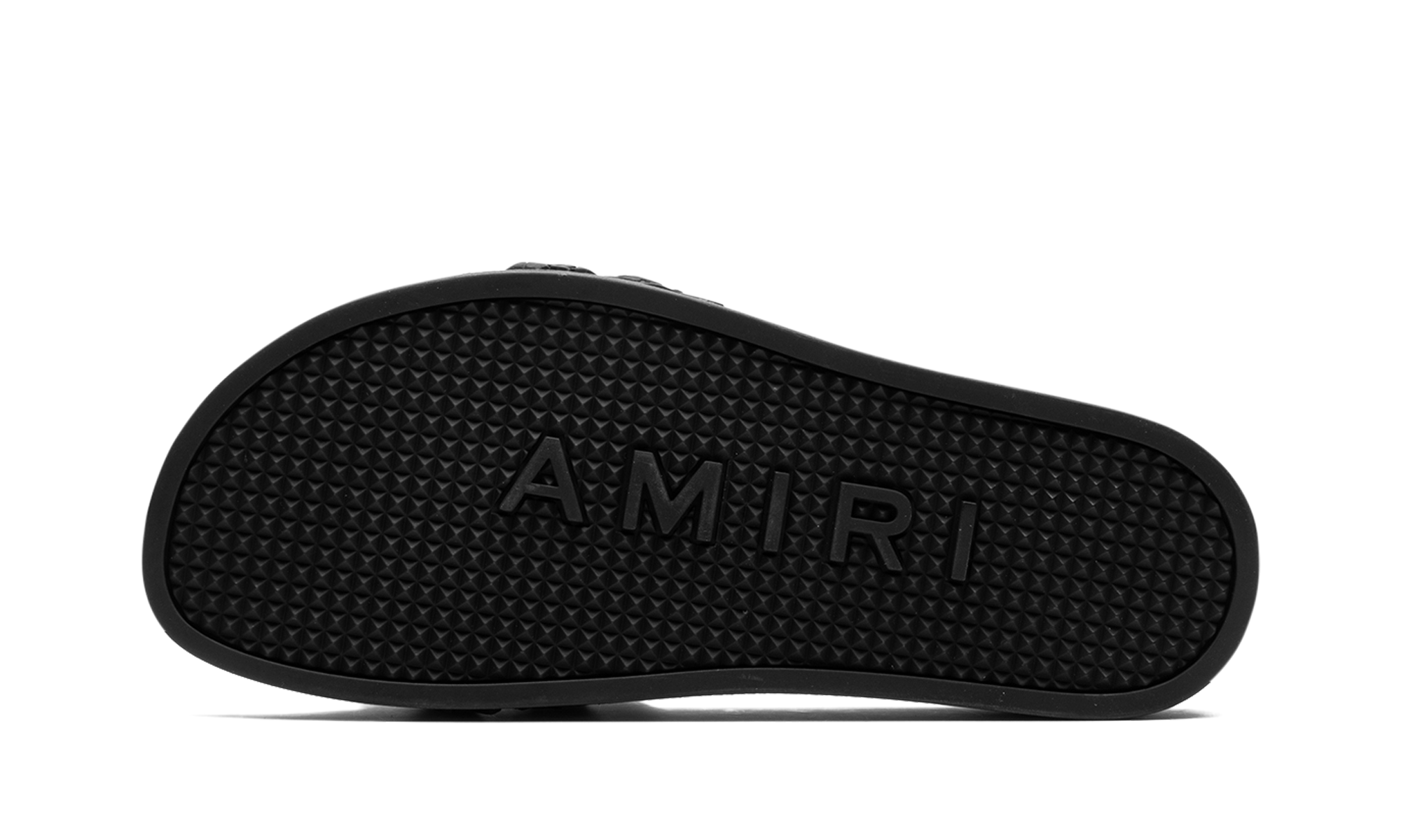 AMIRI Bandana Moulded Slides Black Black