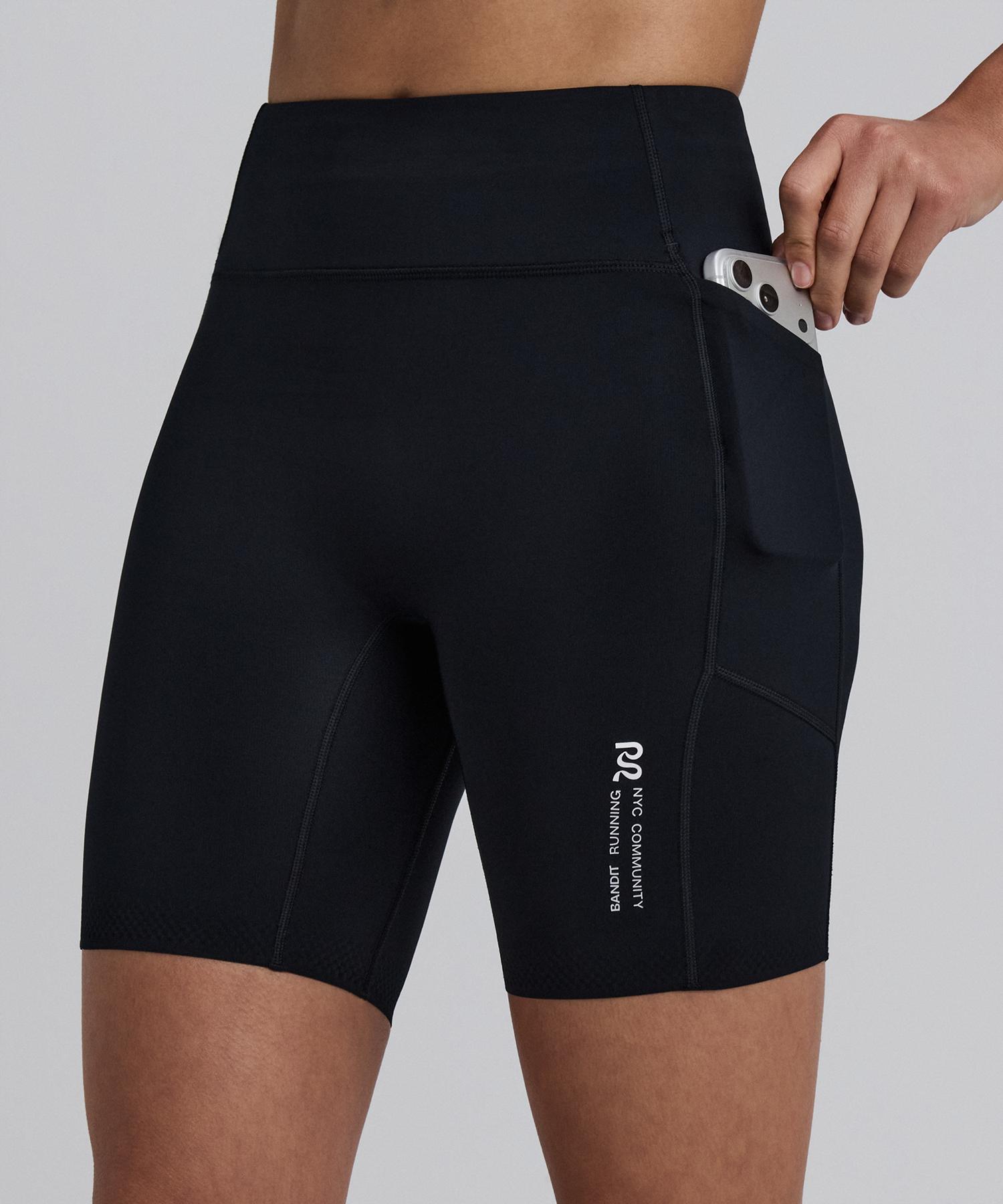 Bandit Womens Stamina V High Waist 7 Compression Short Black