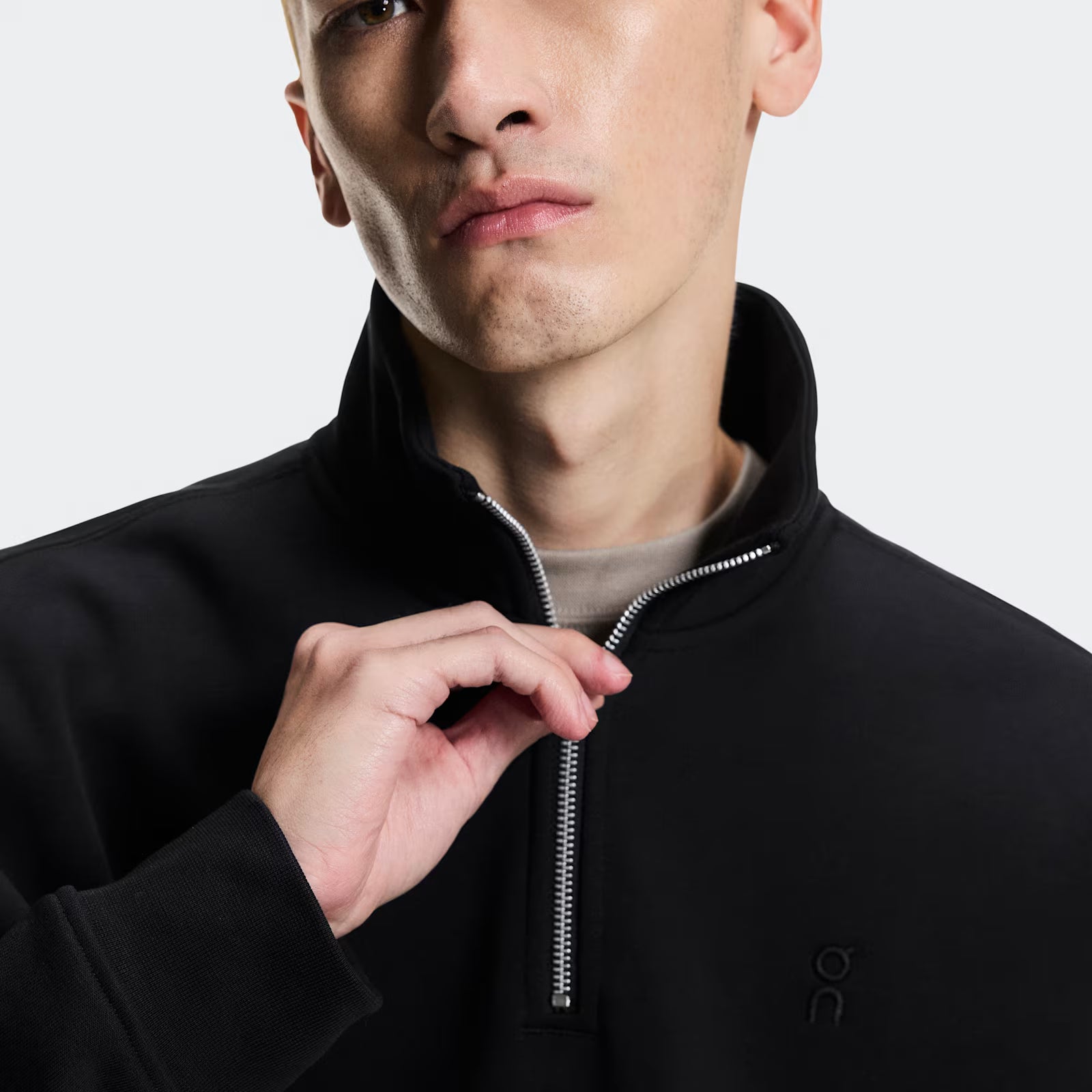 On Club Collective 1/4 Zip Black
