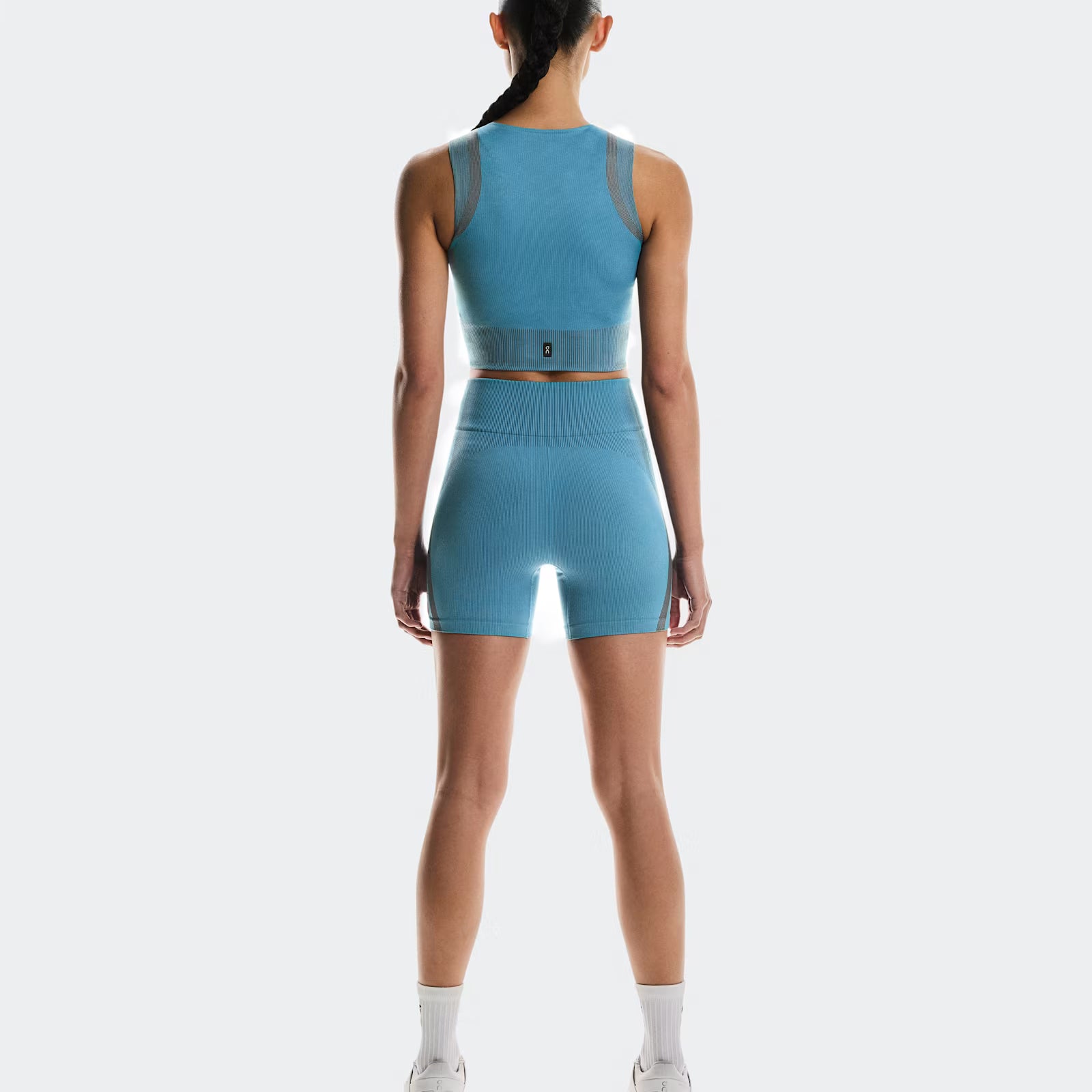 On Studio Knit Shorts Niagara | Rock (Women'S)