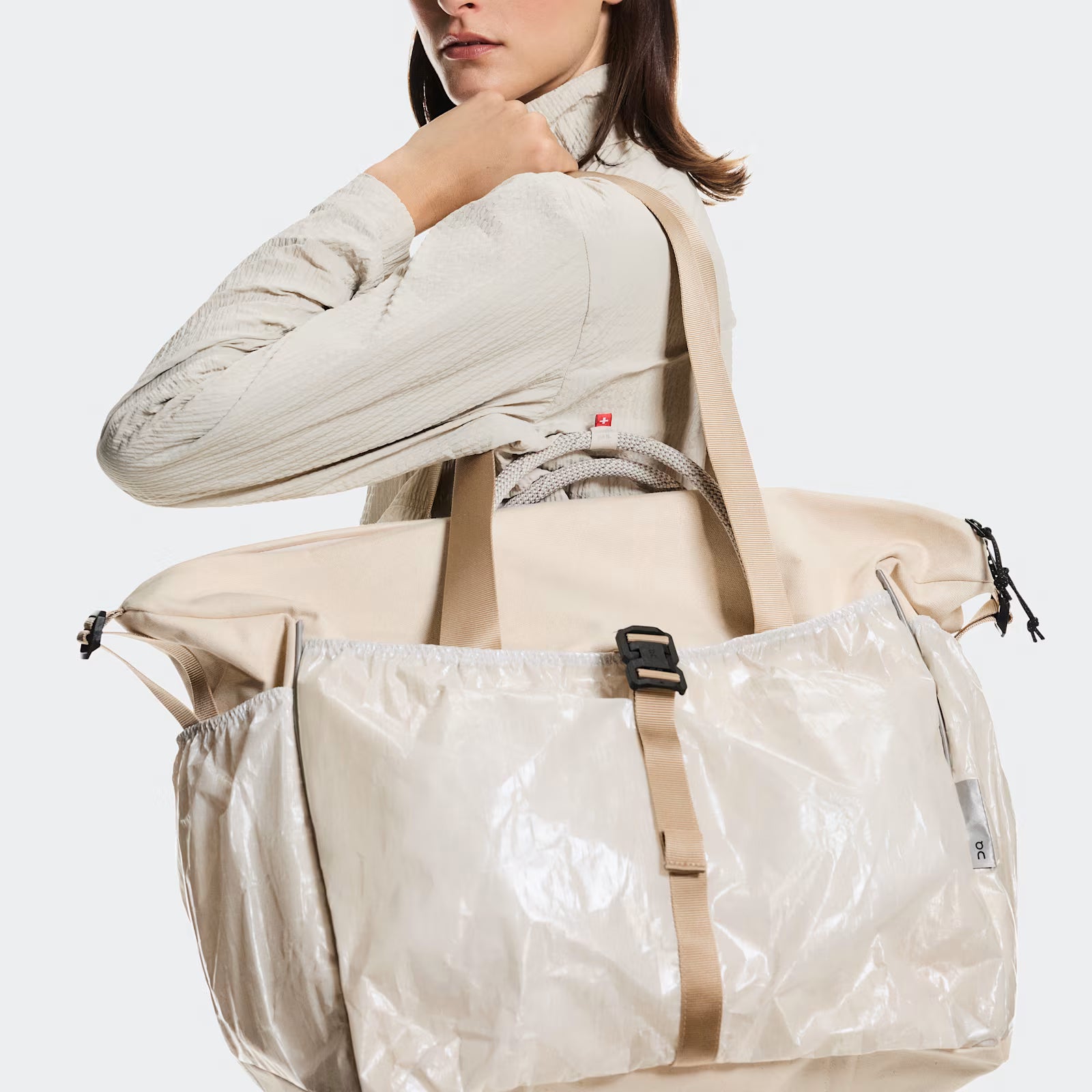 On Court Pack 40L Sesame | White