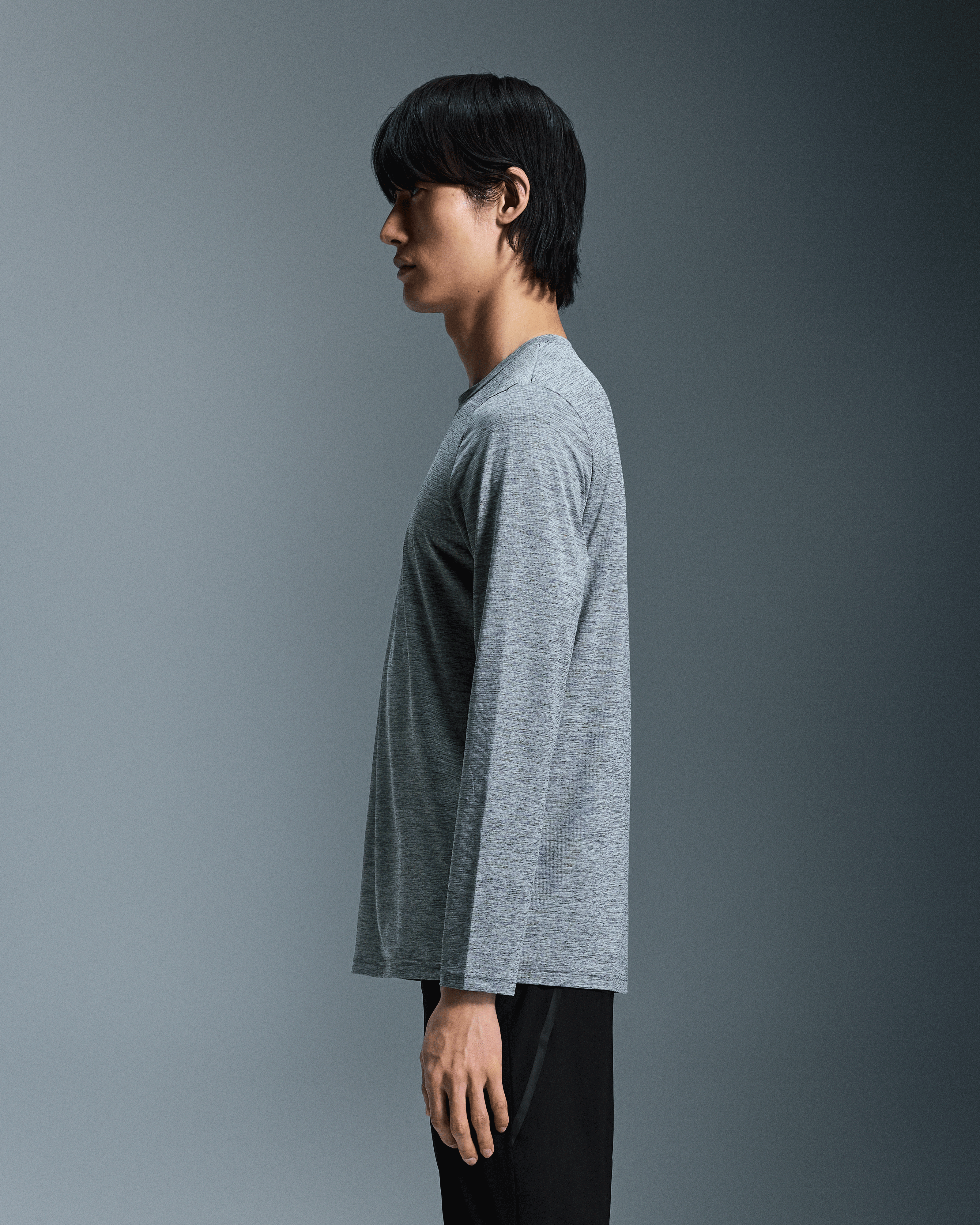 On Core Long-T Heather Gray