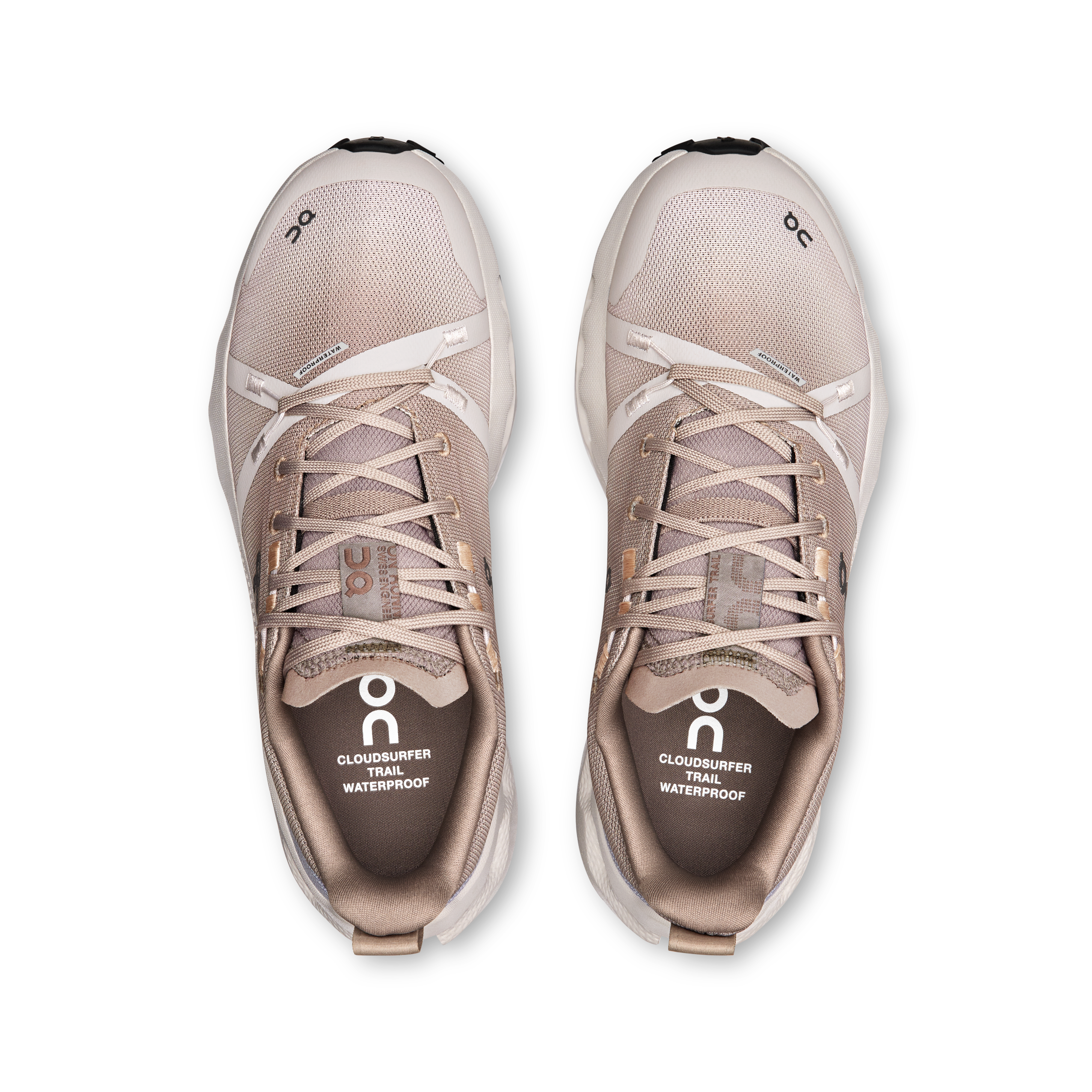 on running cloudsurfer trail waterproof desert wolf (women's)