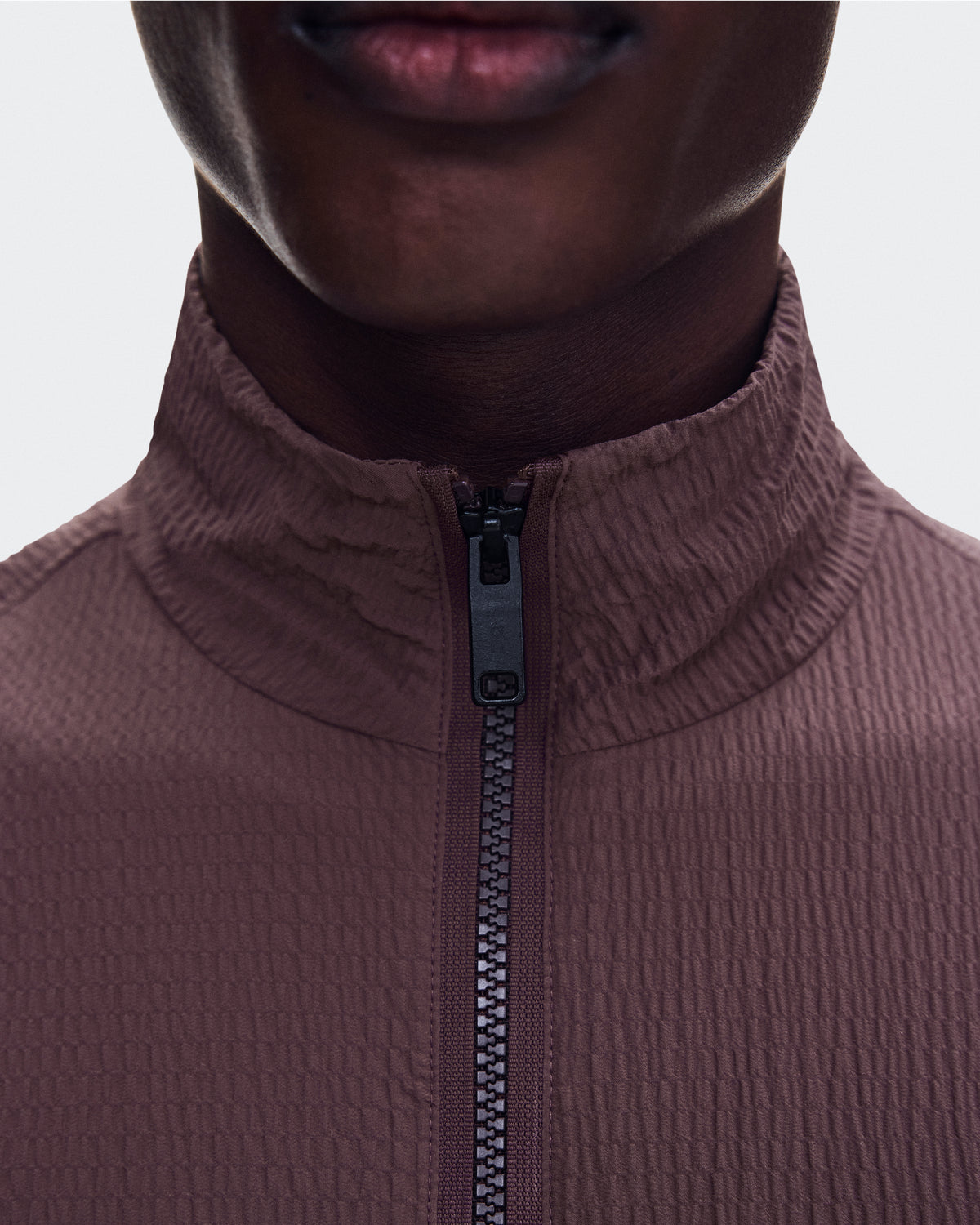 On Courtside 1/2 Zip Eaze Mulberry