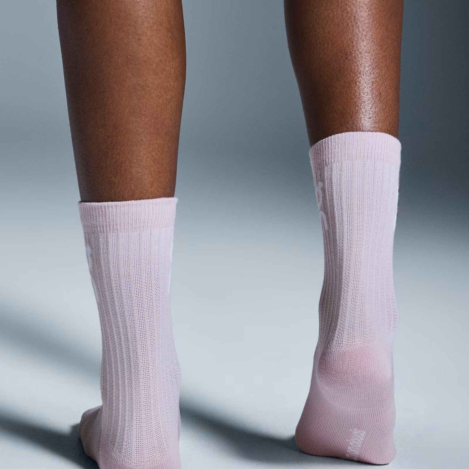 On Logo Sock High 3P Mauve | Raspberry