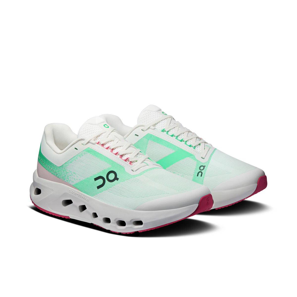 On Cloudsurfer Verdite Ivory Kids