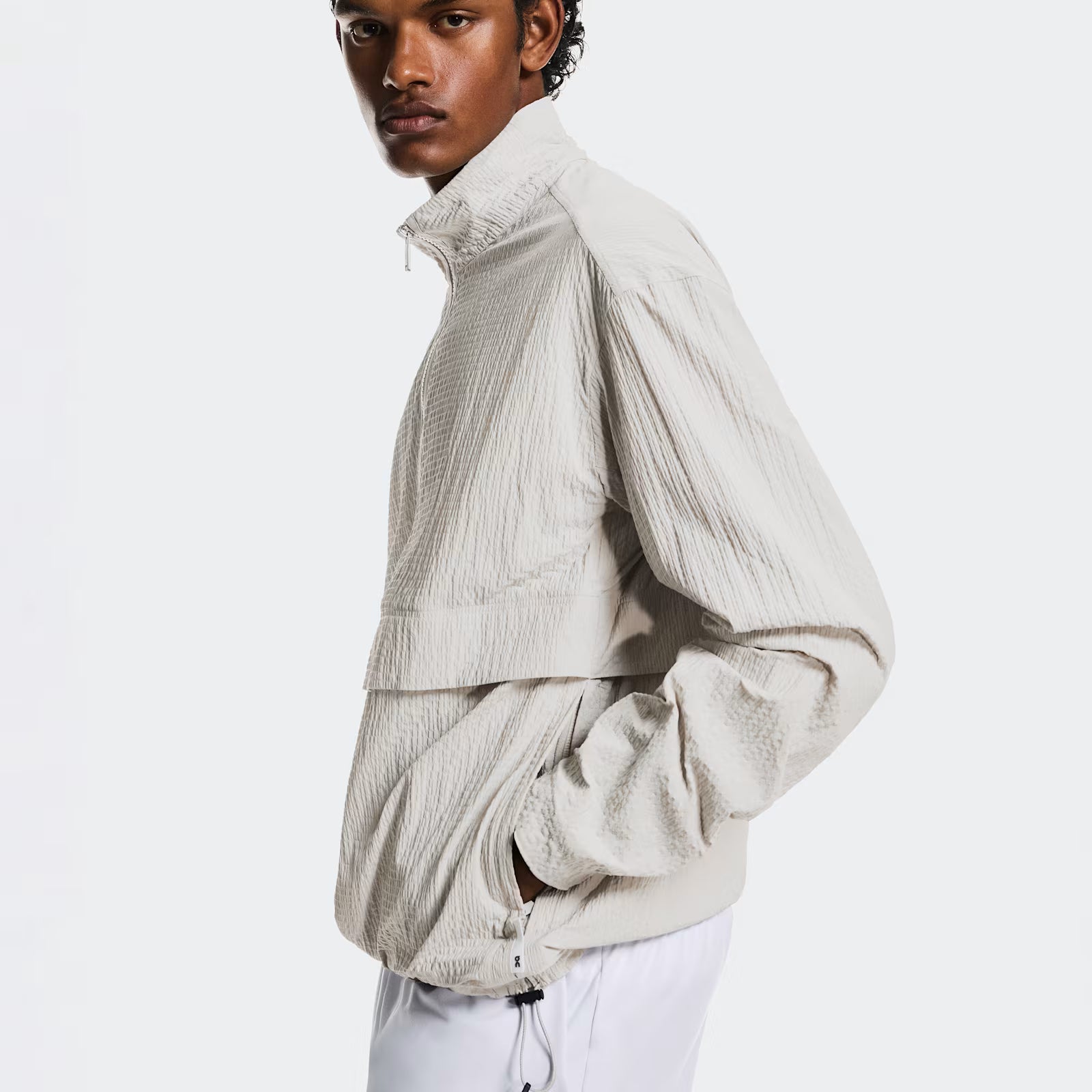 On Courtside 1/2 Zip Eaze Sand
