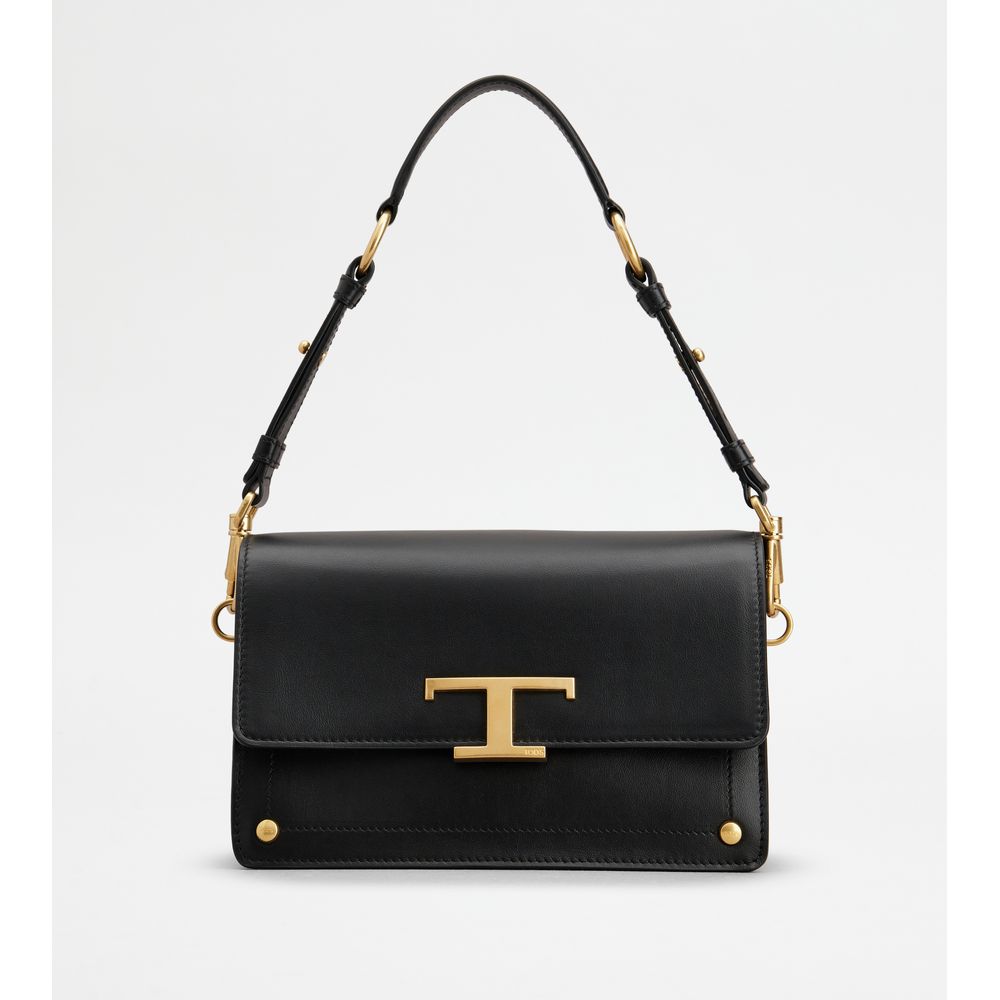 Tods Shoulder Bag Mini Black