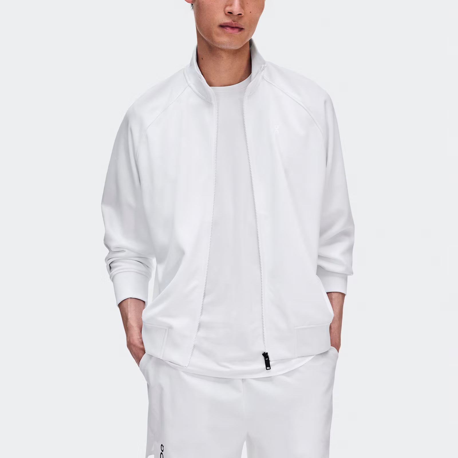 On Courtside Full Zip Ldn White