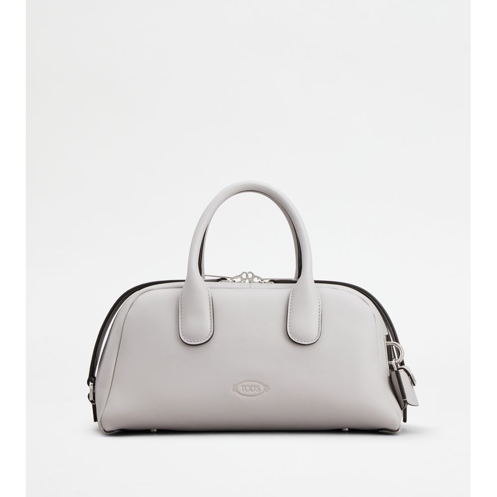 Tods Darsena In Leather Small Grey