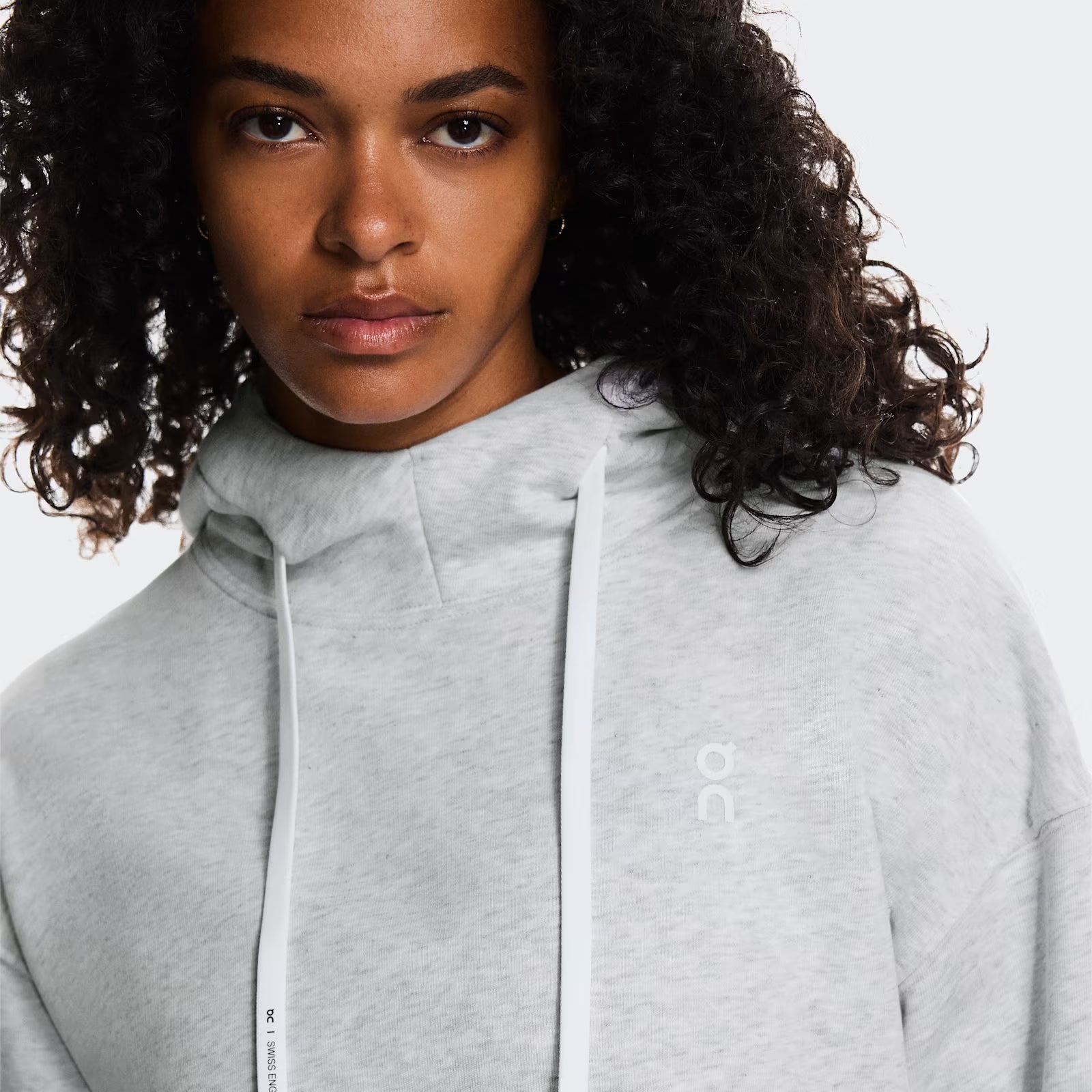 On Club Hoodie Smash Grey Heather (Women'S)