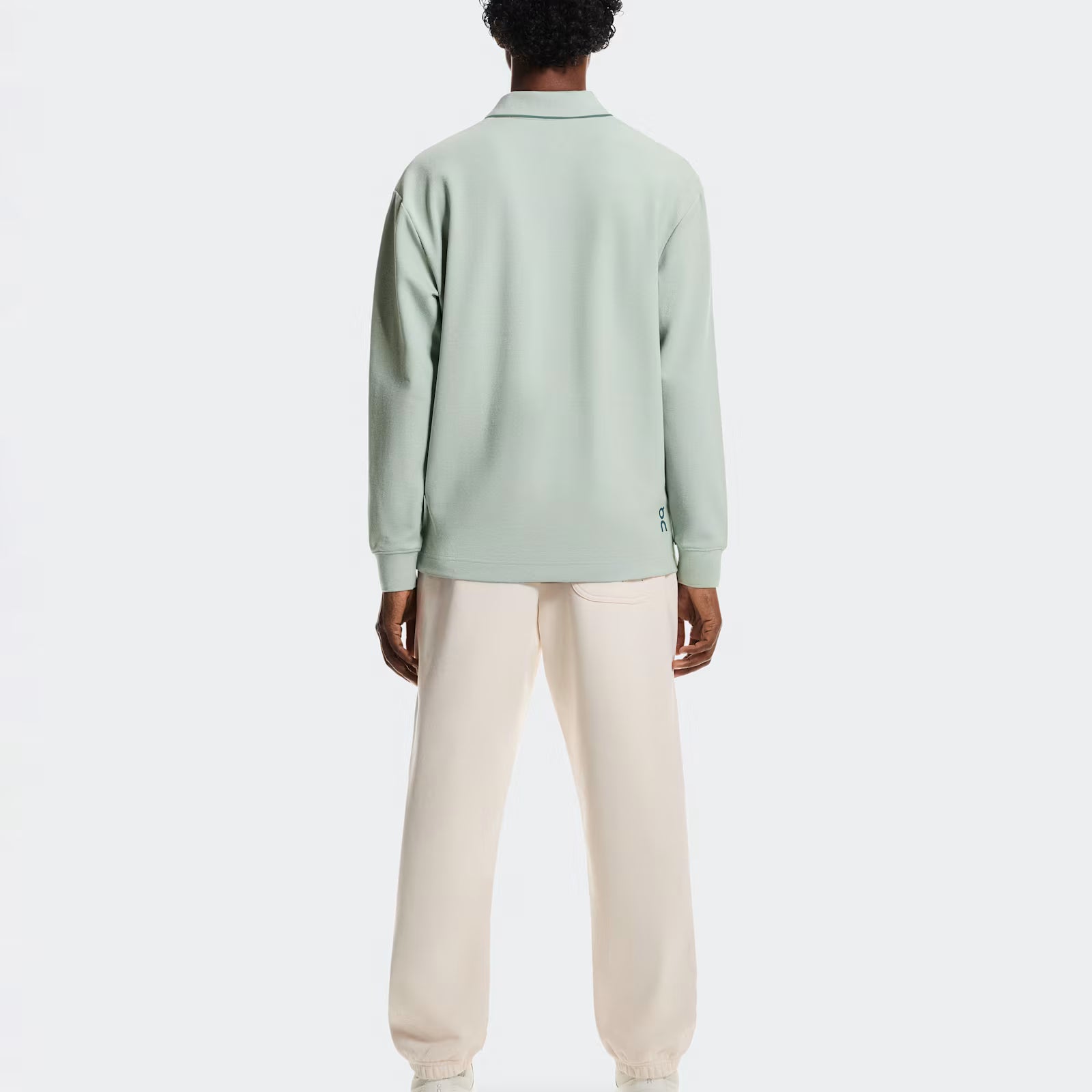 On Courtside Long-T Polo Mineral | Tide