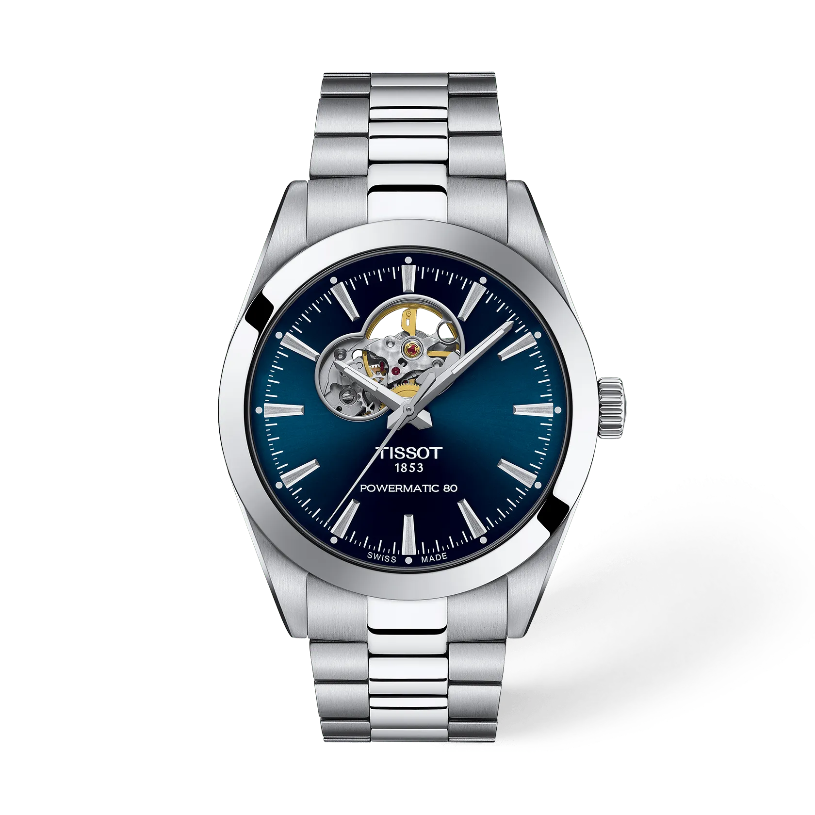 Seiko Tissot Gentleman Open Heart 40Mm T1274071104101
