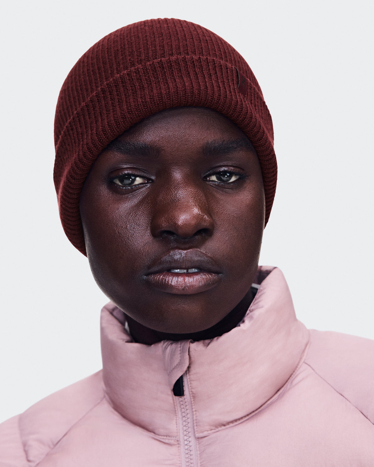 On Merino Beanie Maroon