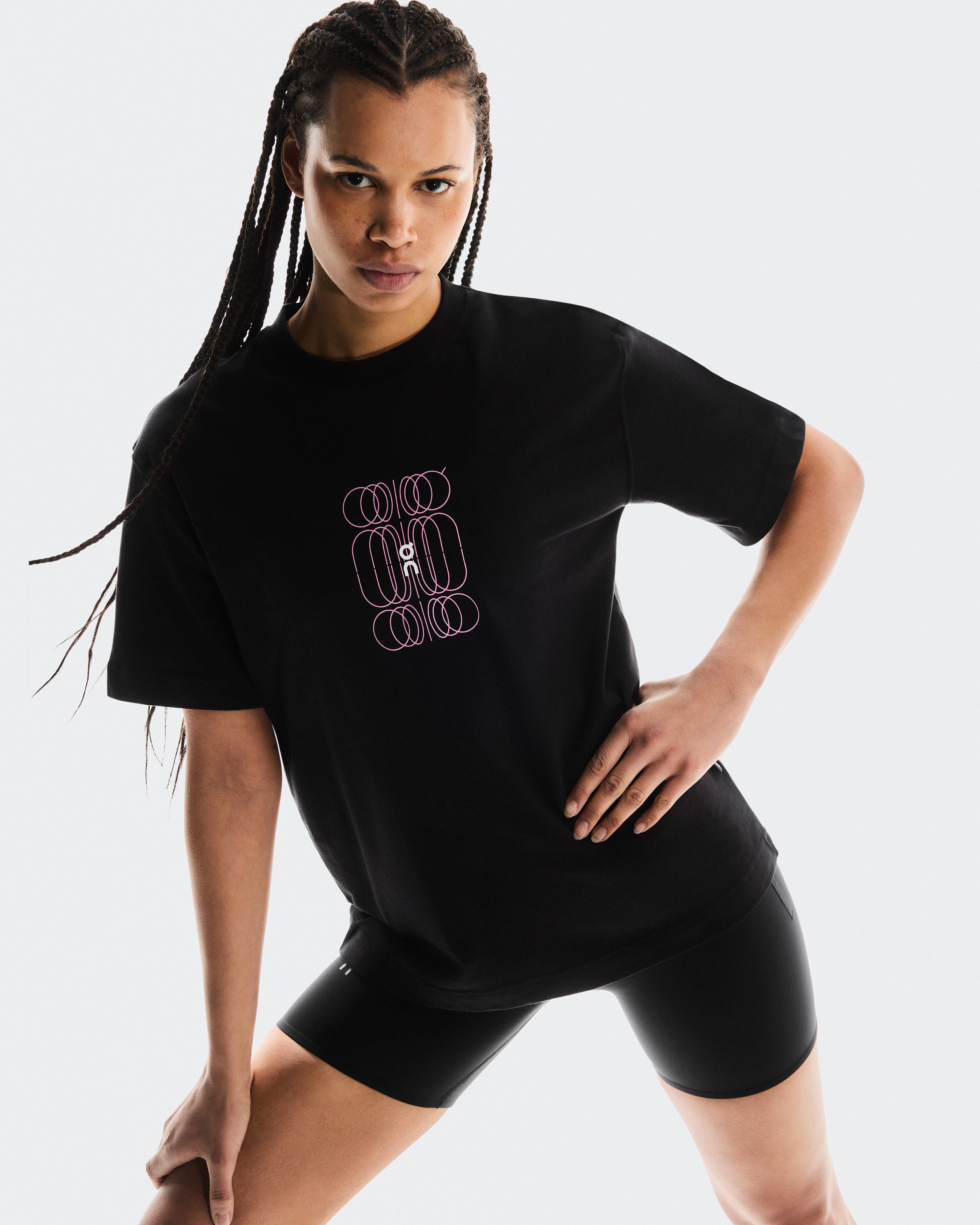 On Club-T Graphic Black | Malibu (Women'S)