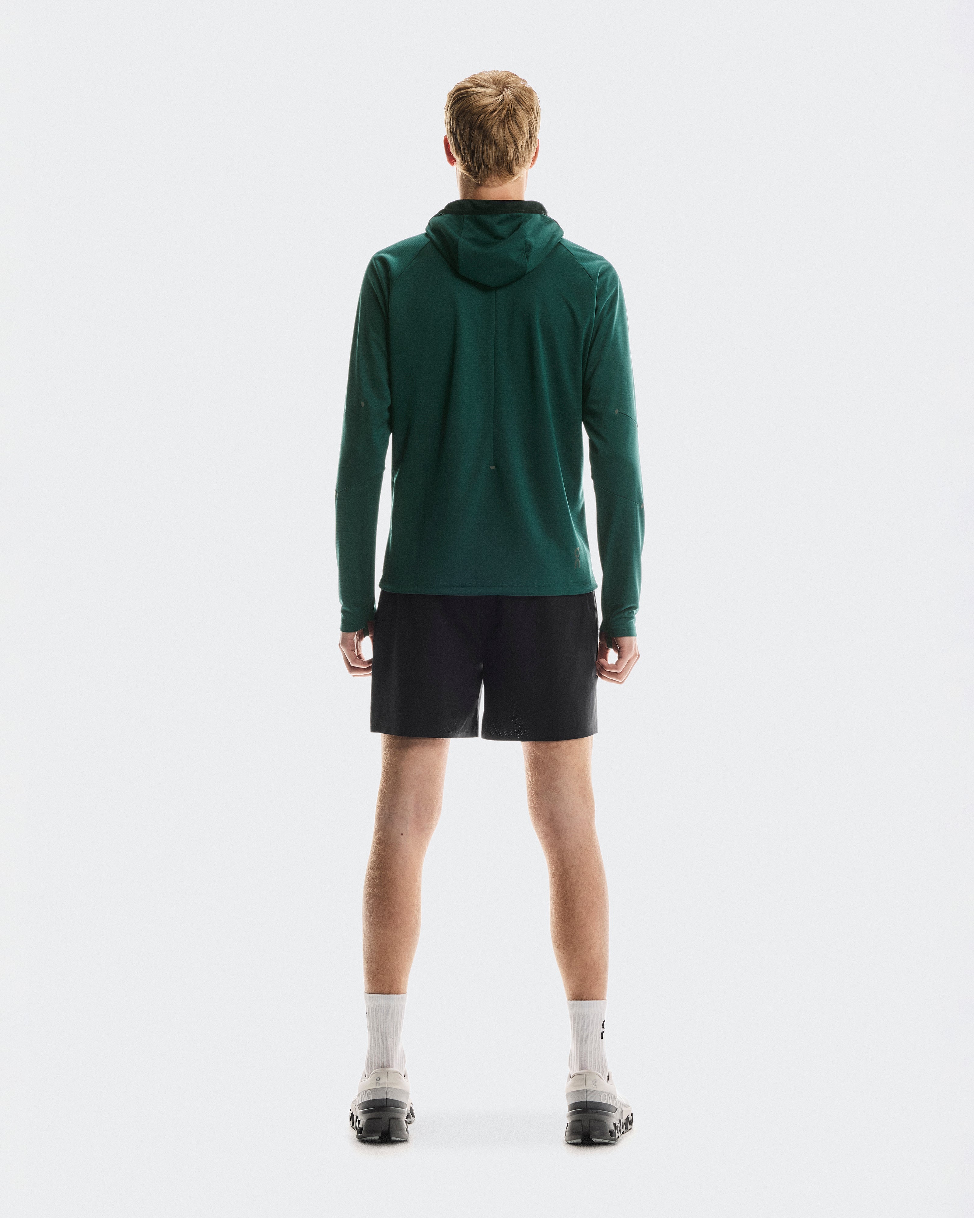 On Climate Zip Hoodie Spirulina
