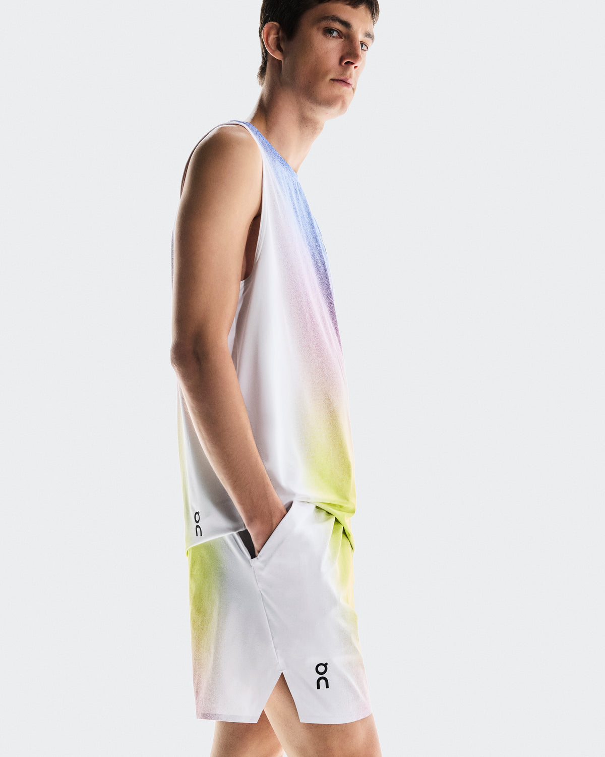 On Court Shorts White | Indigo