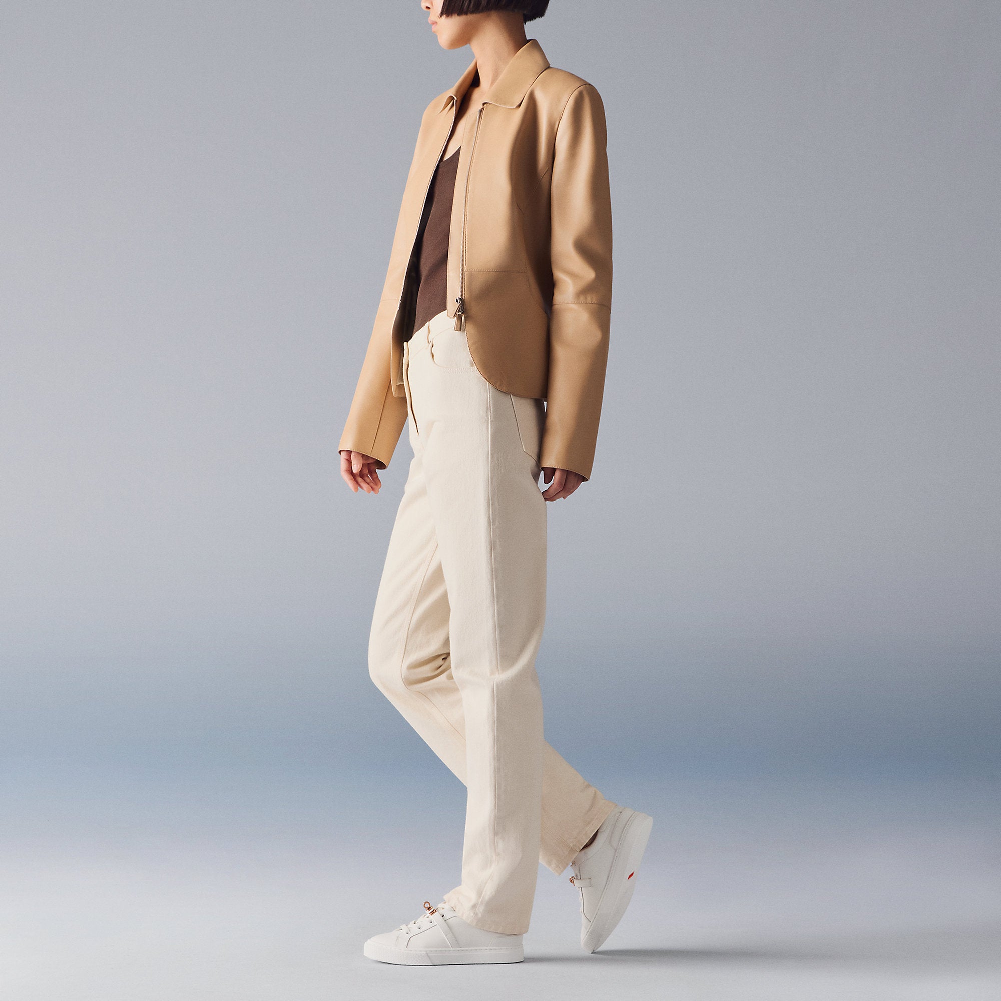 Hermes Day Sneaker Blanc