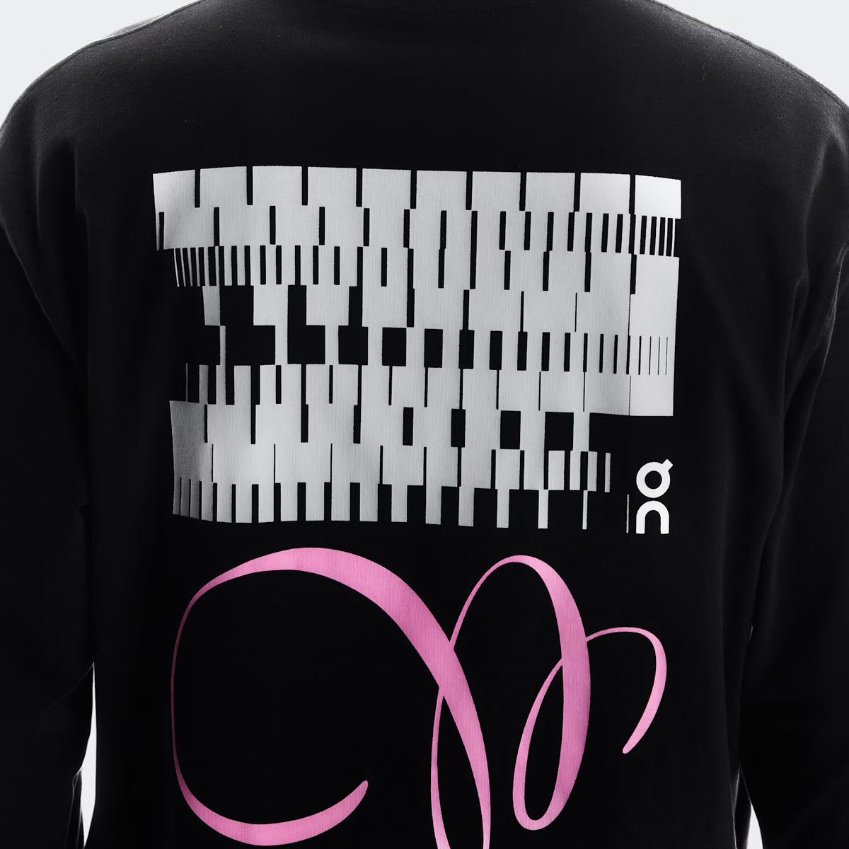 On Club Long-T Graphic Black