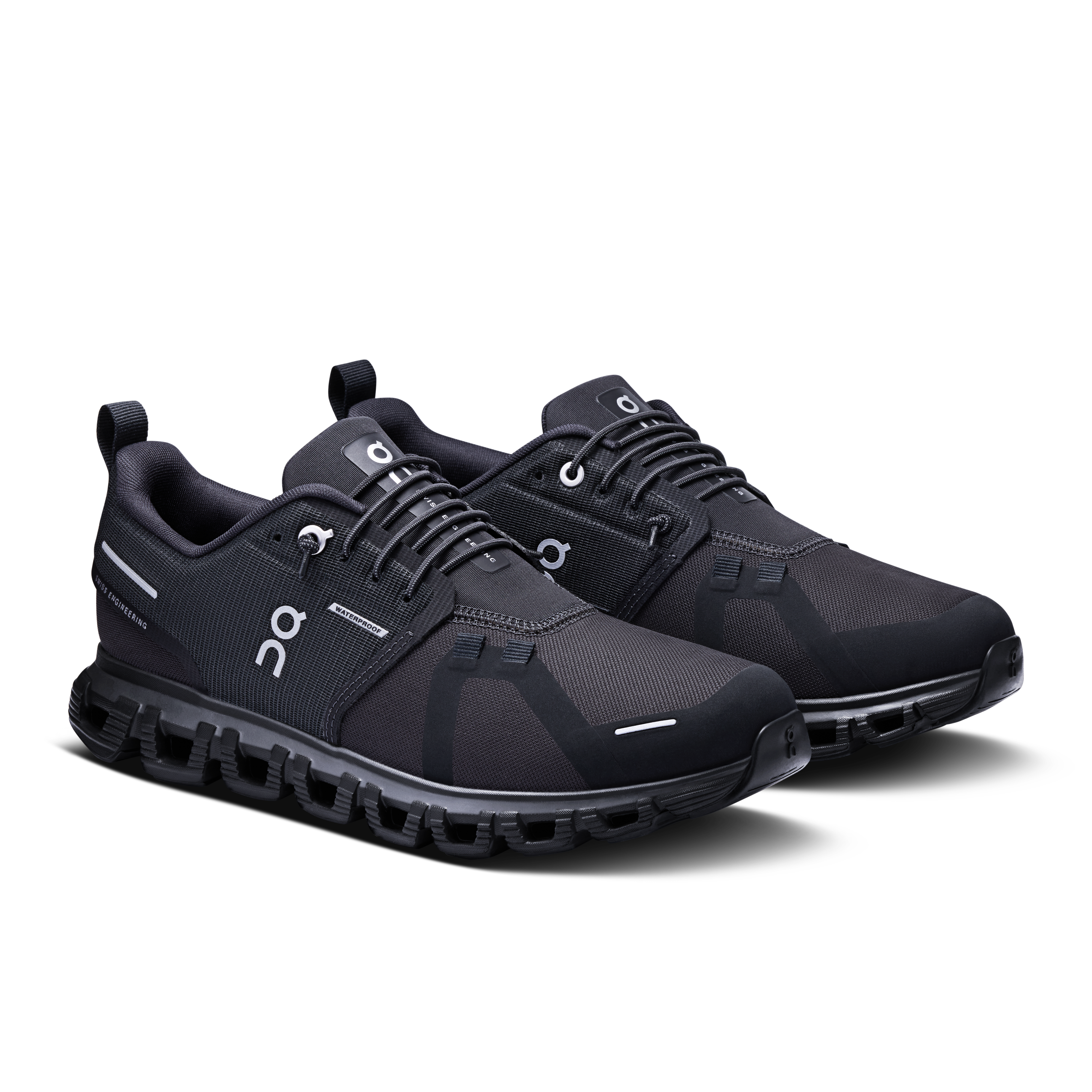 On Cloud 6 Waterproof Black Black (Women'S)