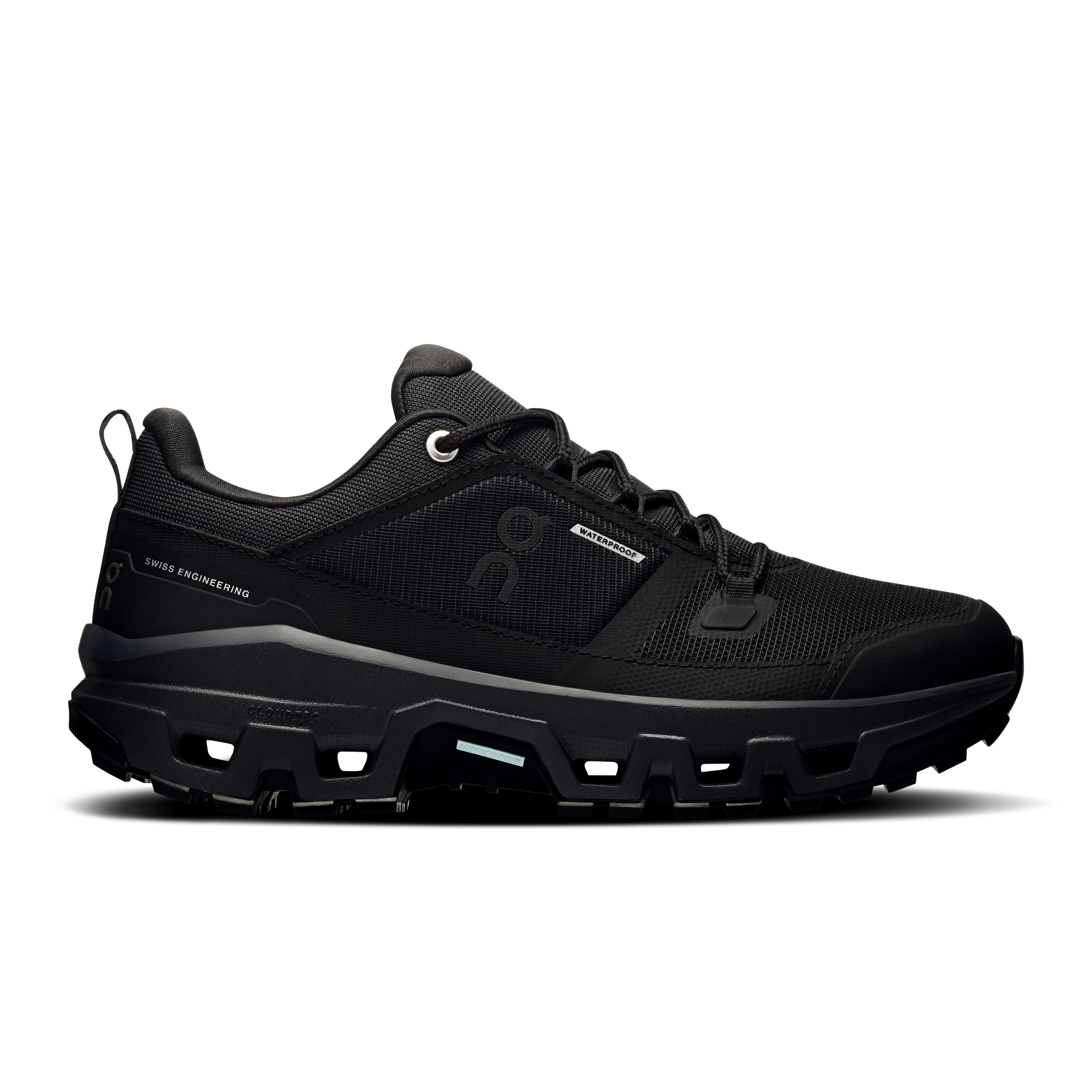 On Cloudrock Low Waterproof Black Black (Women'S)