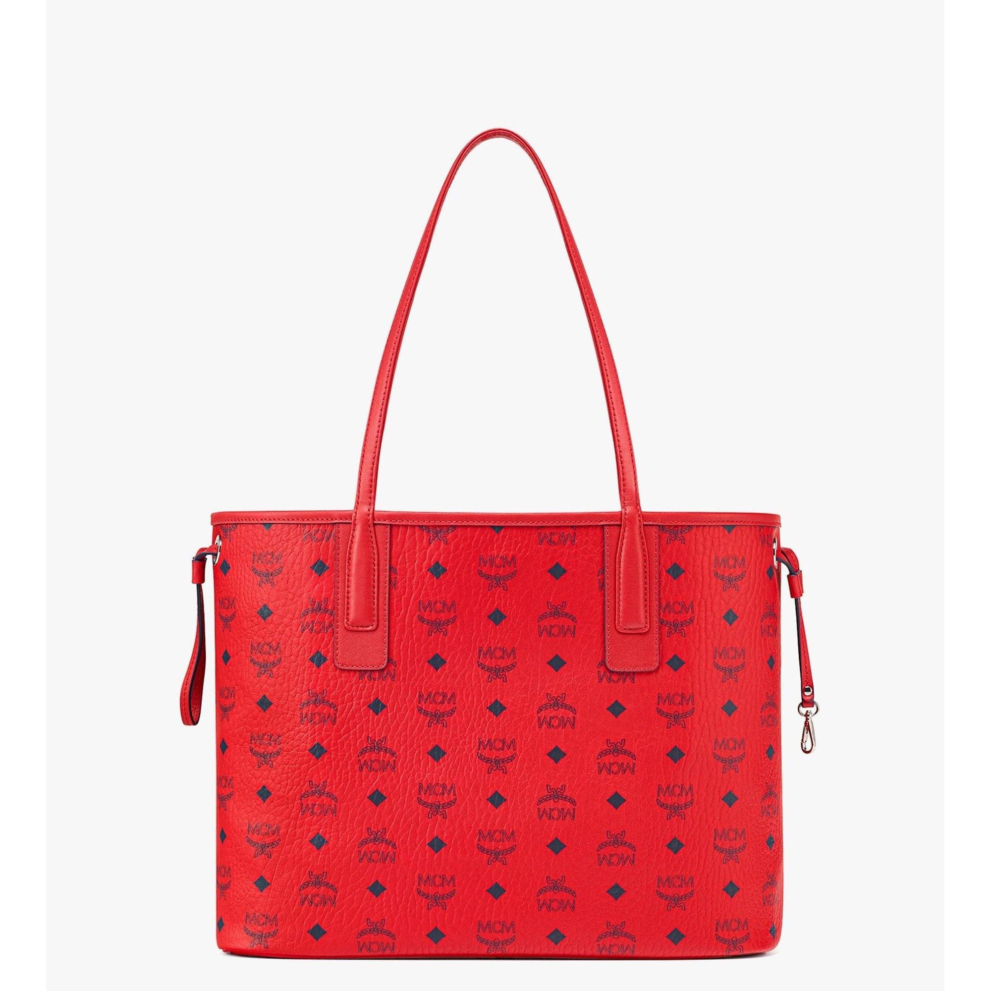 MCM Reversible Liz Shopper In Visetos
