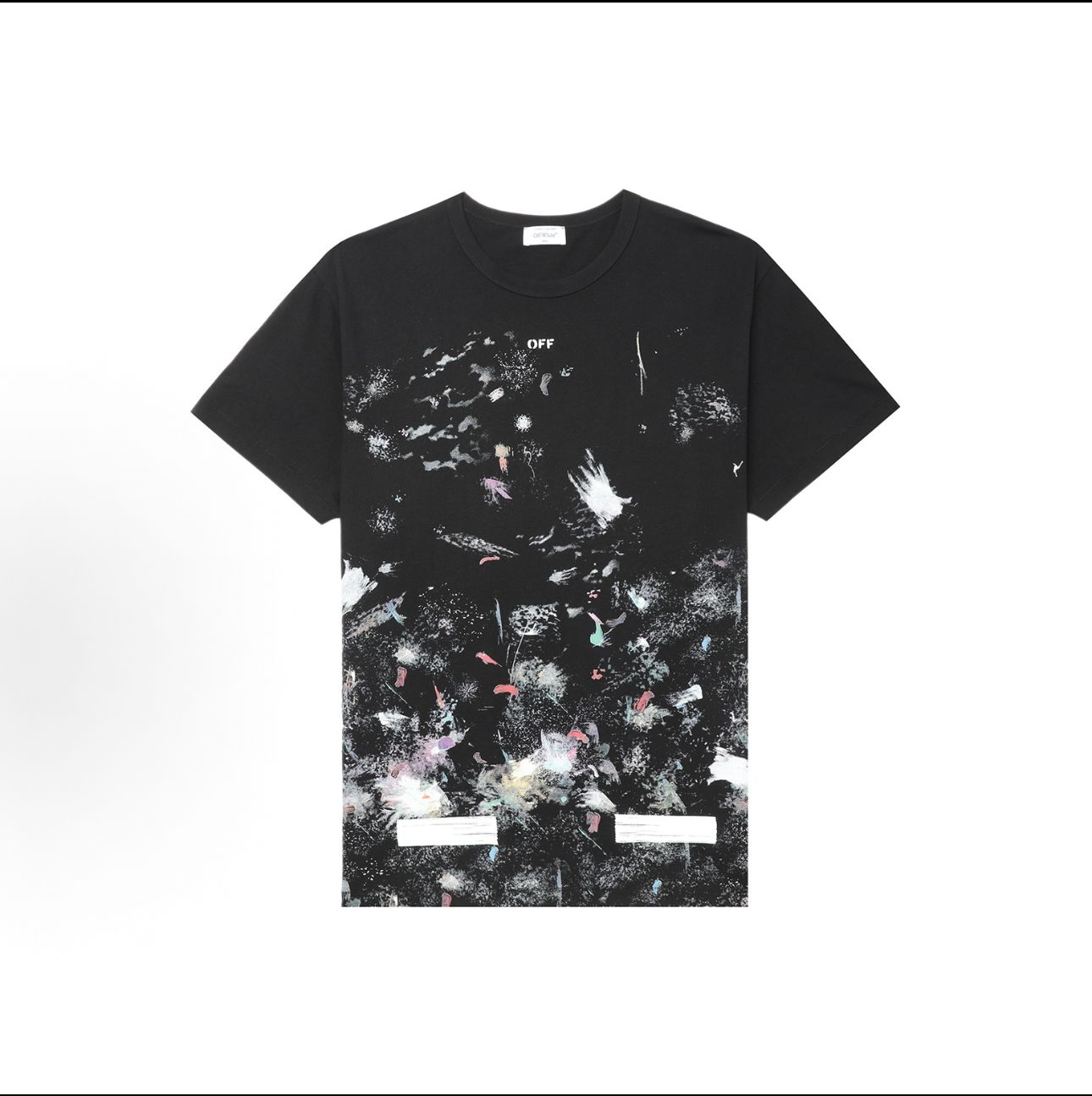 OFF-WHITE Painting Splash Ink Starry Sky Fireworks Arrow Print