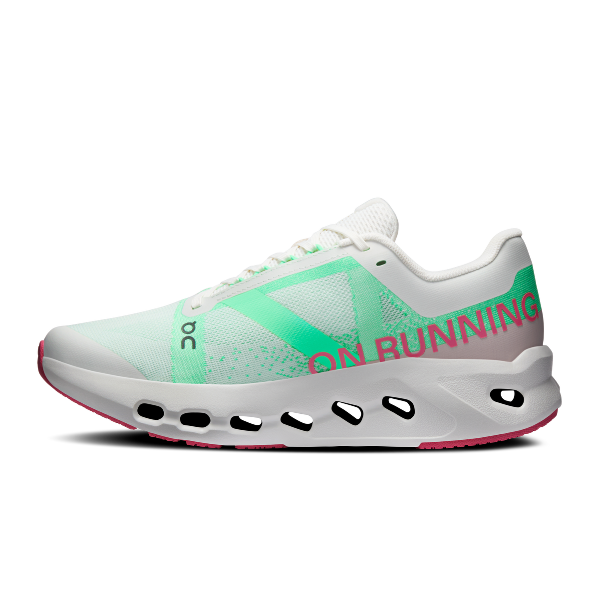 On Cloudsurfer Verdite Ivory Kids