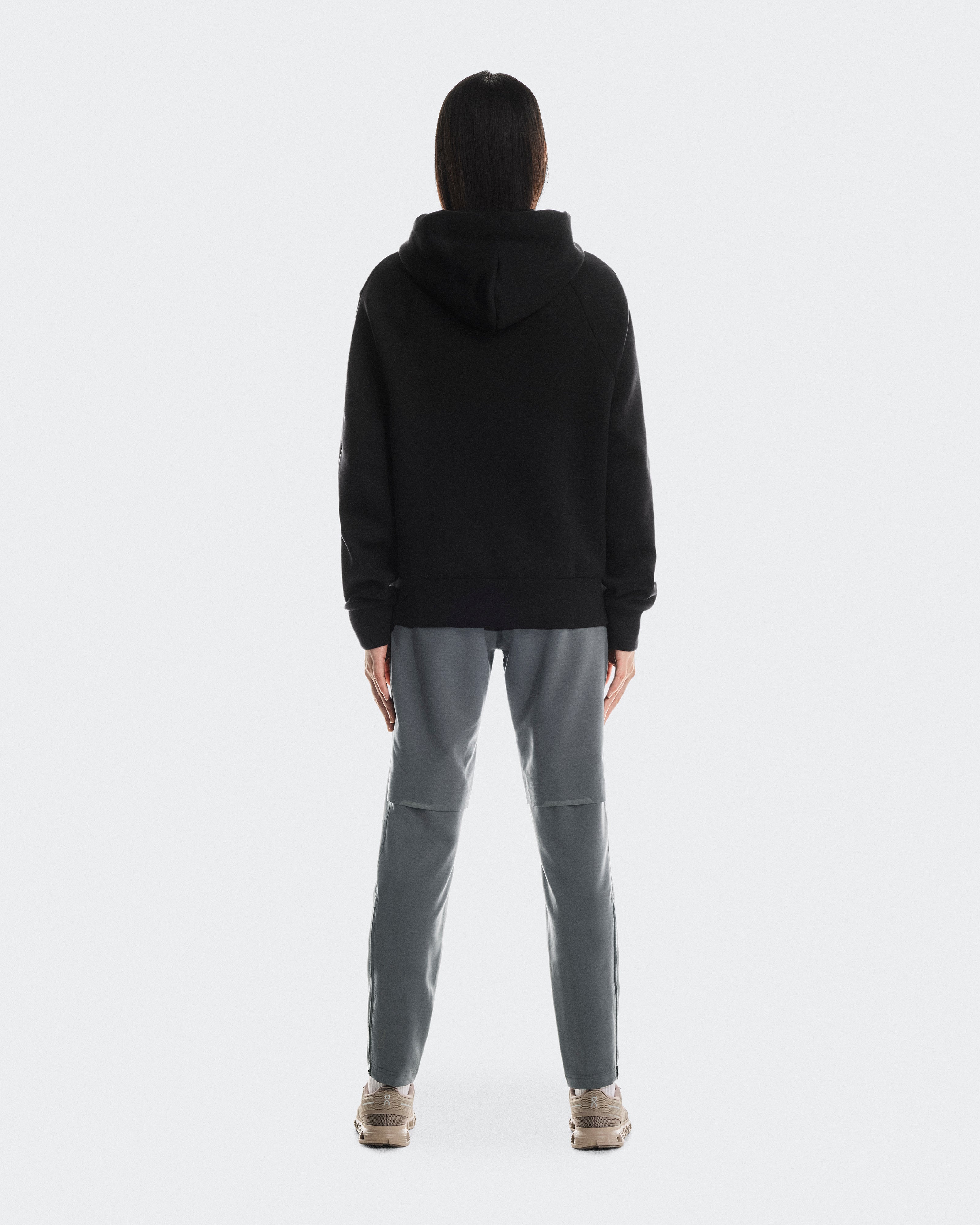 On Focus Tech Zip Hoodie Black (Women'S)