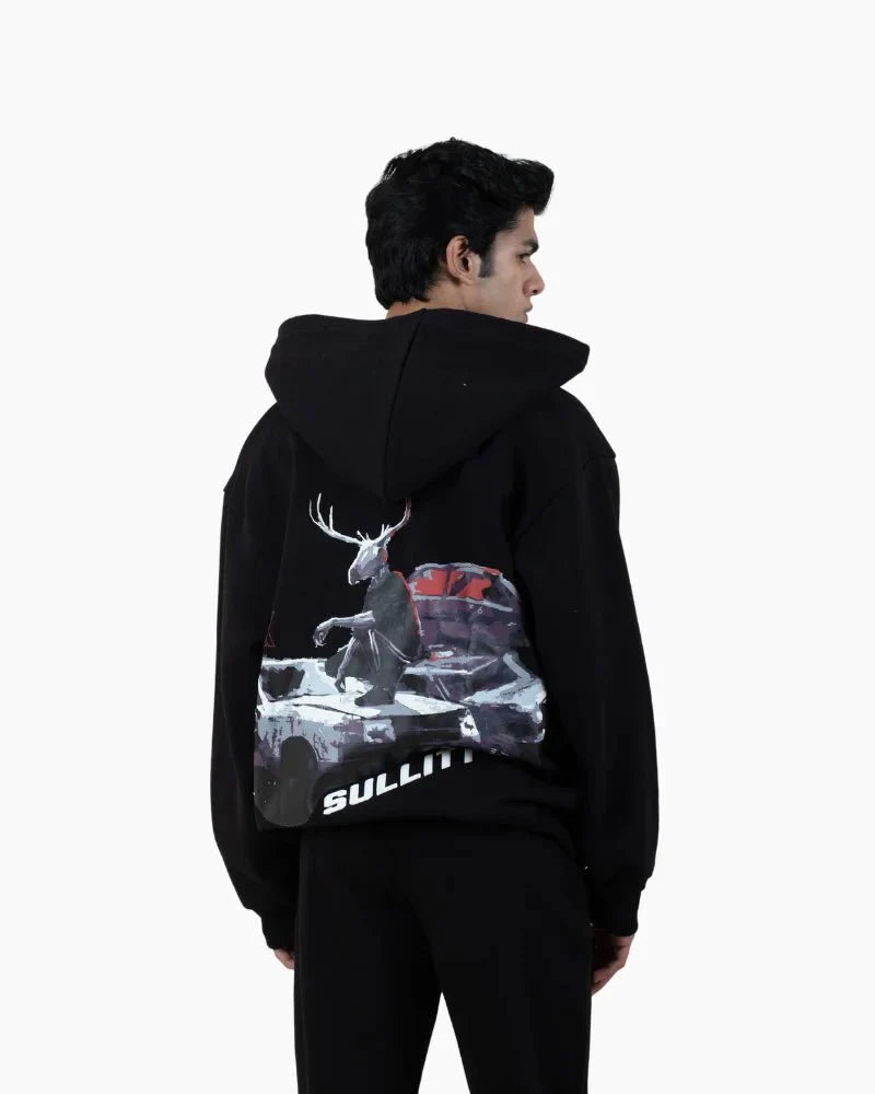 DEER DRIVE ZIPPER HOODIE