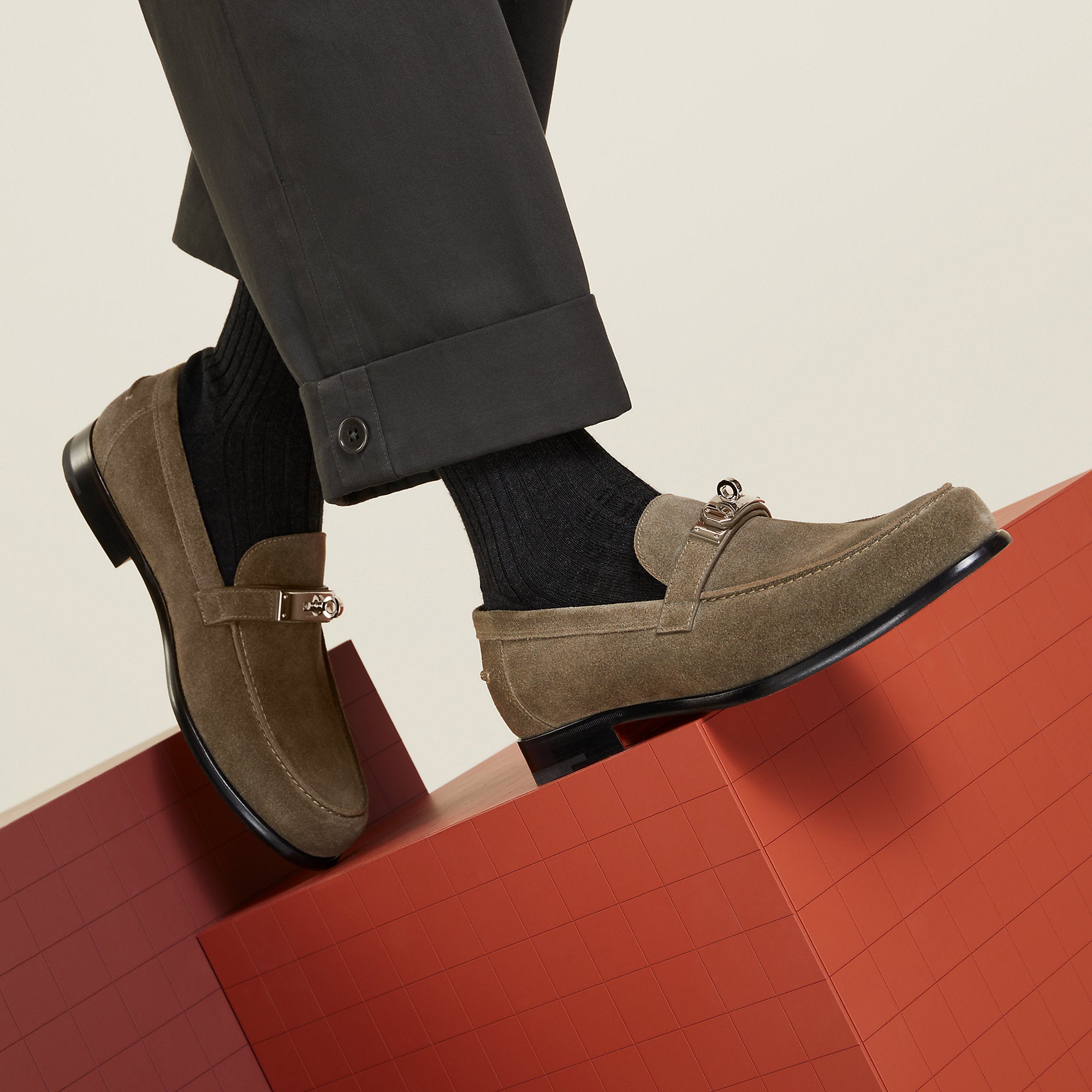 Hermes Destin Loafer Toupe
