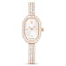 Swarovski Dextera Bangle Watch Swiss Made Metal Bracelet Rose Gold Tone Rose Gold-Tone Finish SW5672992
