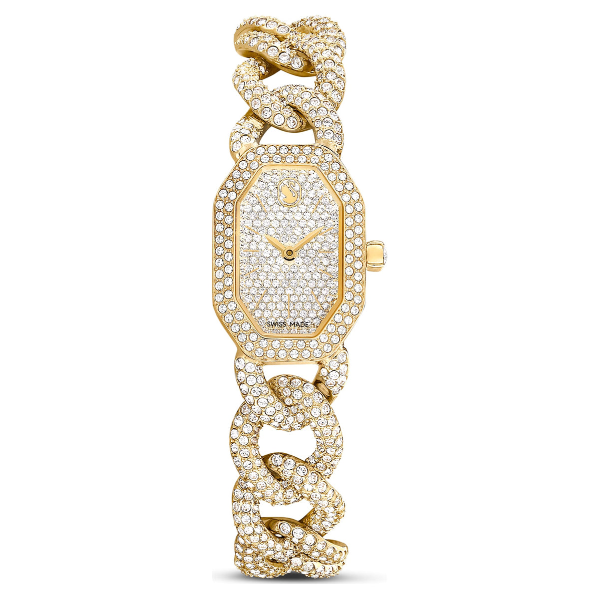 Swarovski Dextera Chain Watch Swiss Made Crystal Bracelet Gold Tone Gold-Tone Finish SW5668854