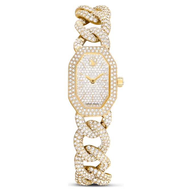 Swarovski Dextera Chain Watch Swiss Made Crystal Bracelet Gold Tone Gold-Tone Finish SW5668854
