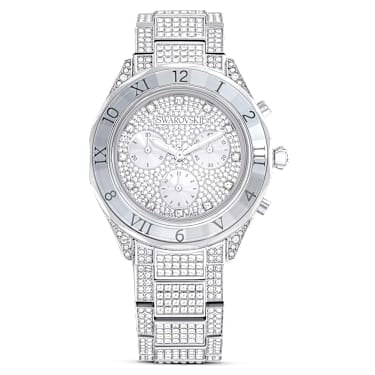 Swarovski Dextera Lux Watch Swiss Made Metal Bracelet Silver Tone Stainless Steel SW5668845