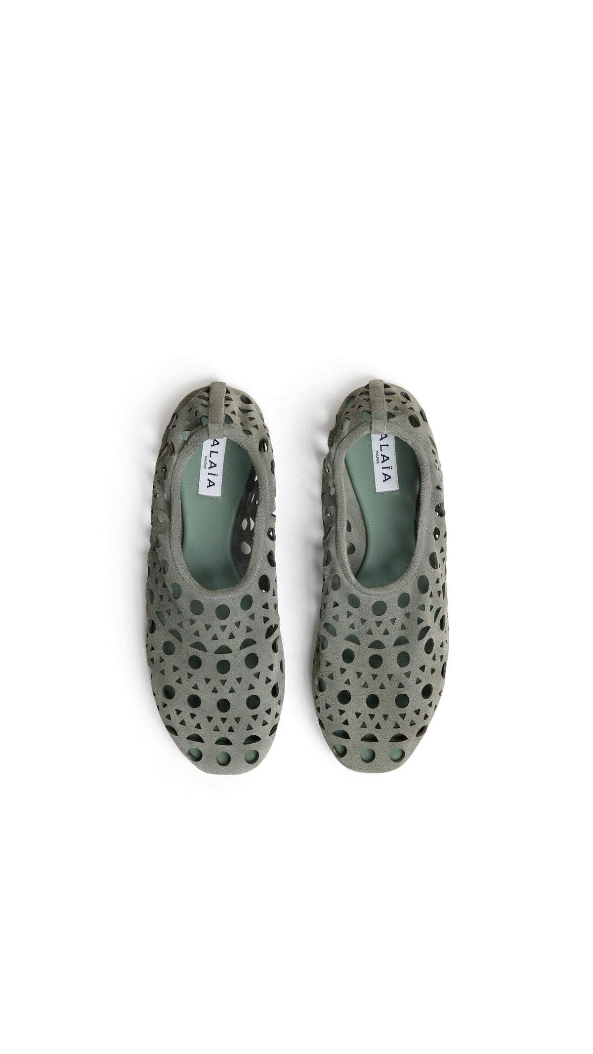 Alaïa Slippers Vienne In Suede Calfskin