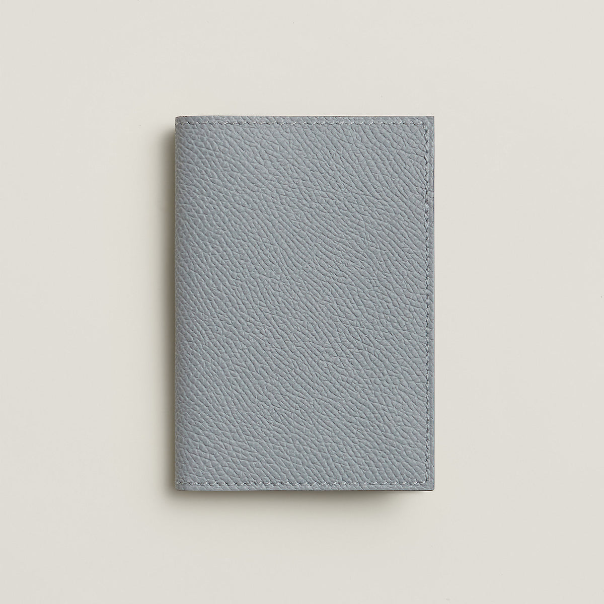 Hermes Doado Card Holder Gris Pantin