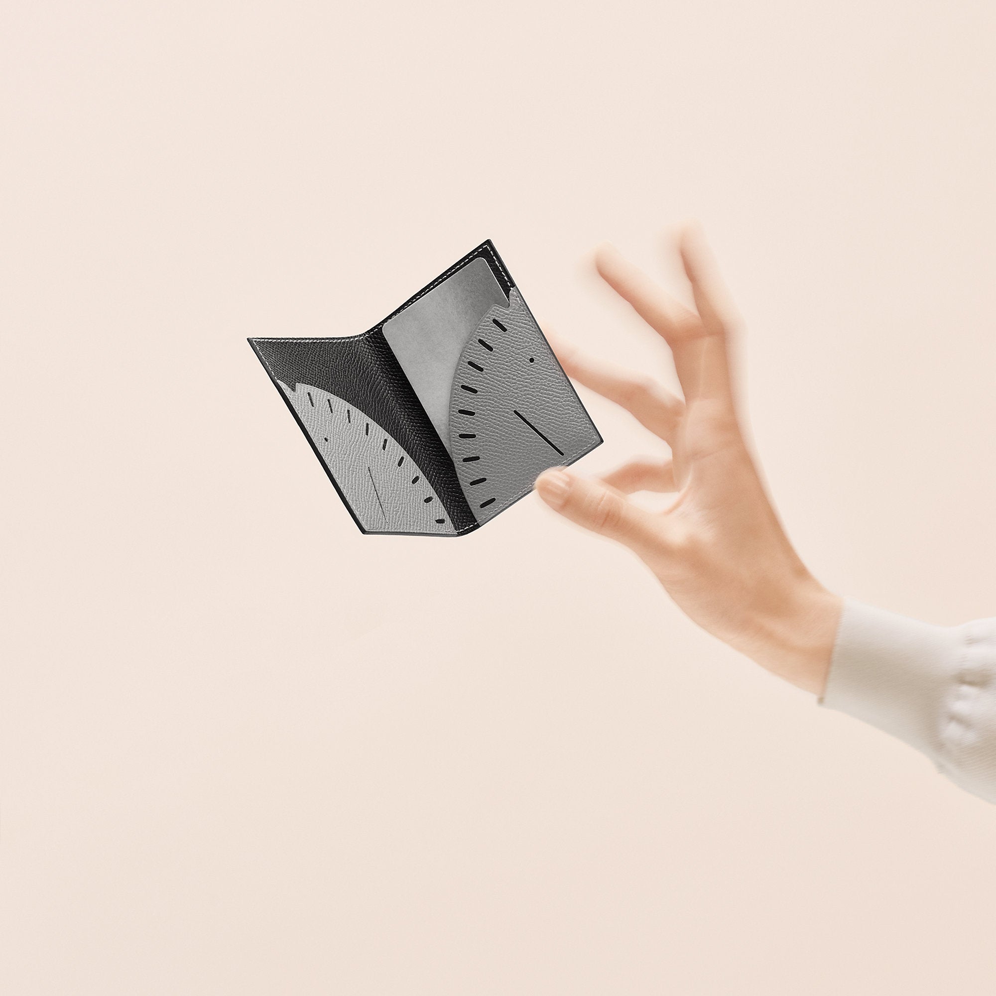 Hermes Doado Card Holder Paille