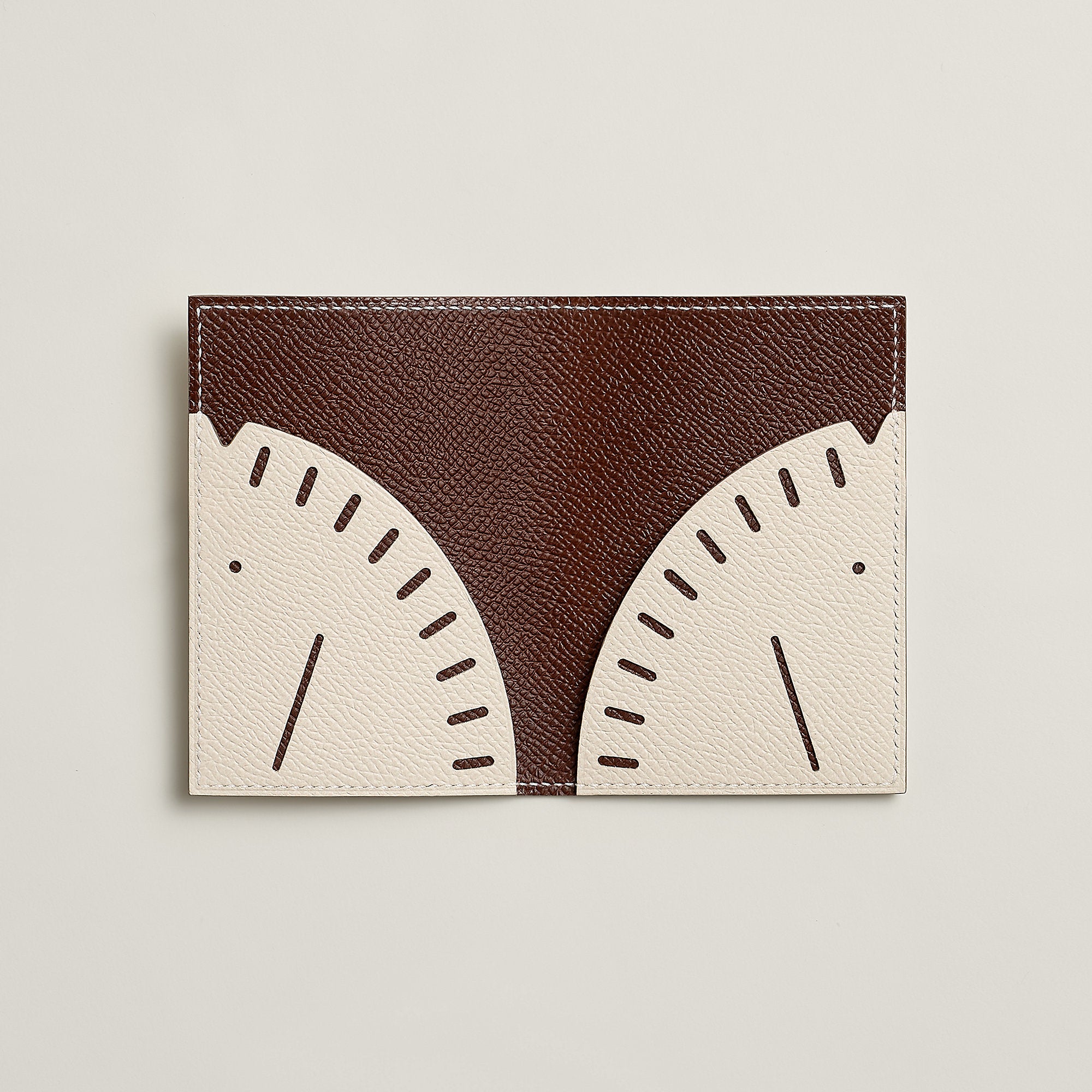 Hermes Doado Card Holder Craie