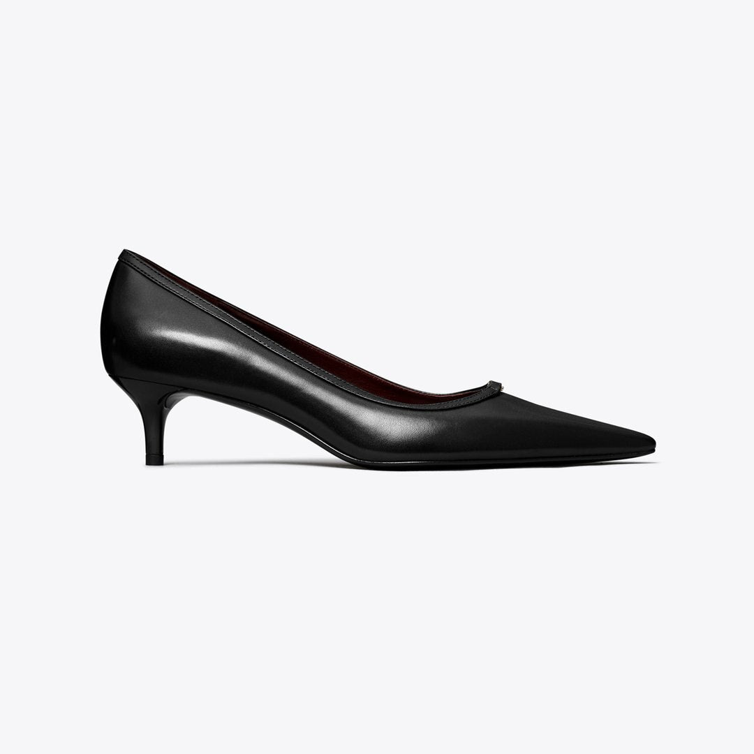 Tory Burch Double T Buckle Low-Heeled Pump PERFECT BLACK / PERFECT BLACK