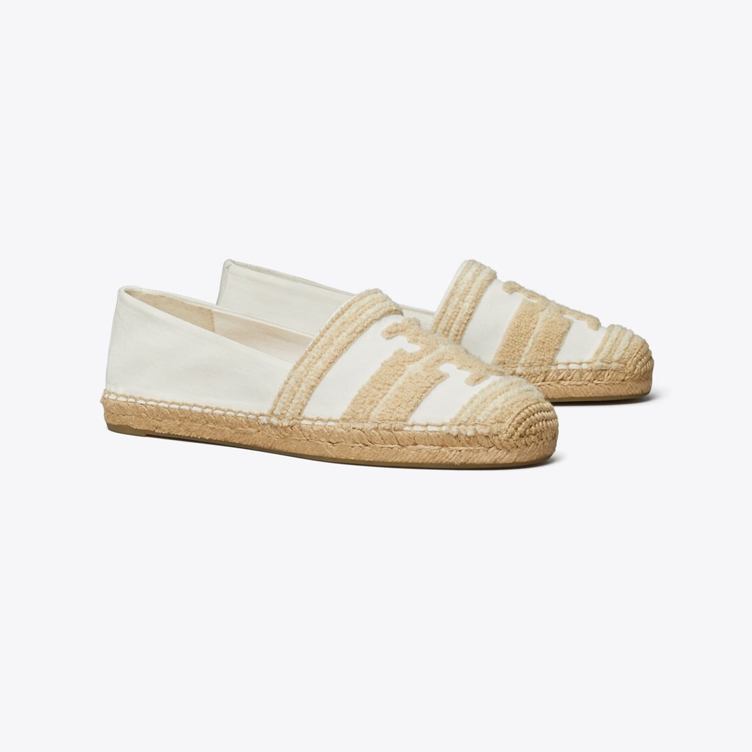 Tory Burch Double T Espadrille NATURAL / LIGHT ALABASTER