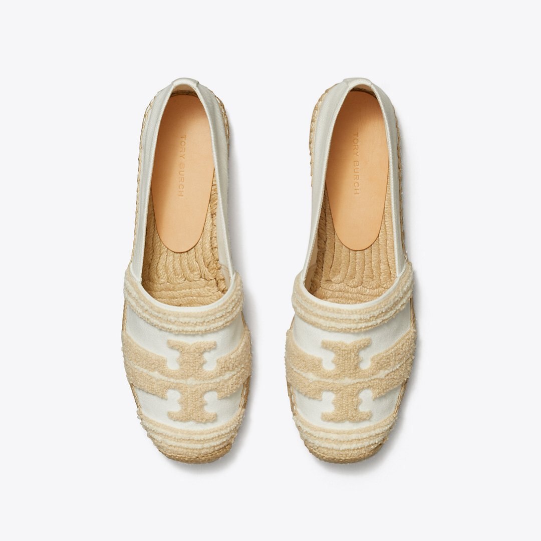 Tory Burch Double T Espadrille NATURAL / LIGHT ALABASTER