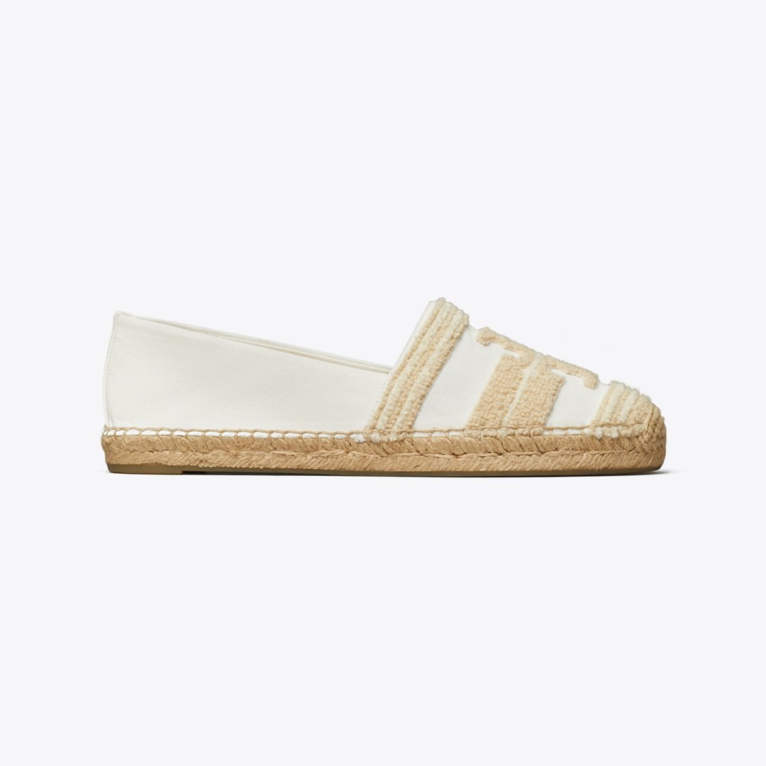 Tory Burch Double T Espadrille NATURAL / LIGHT ALABASTER