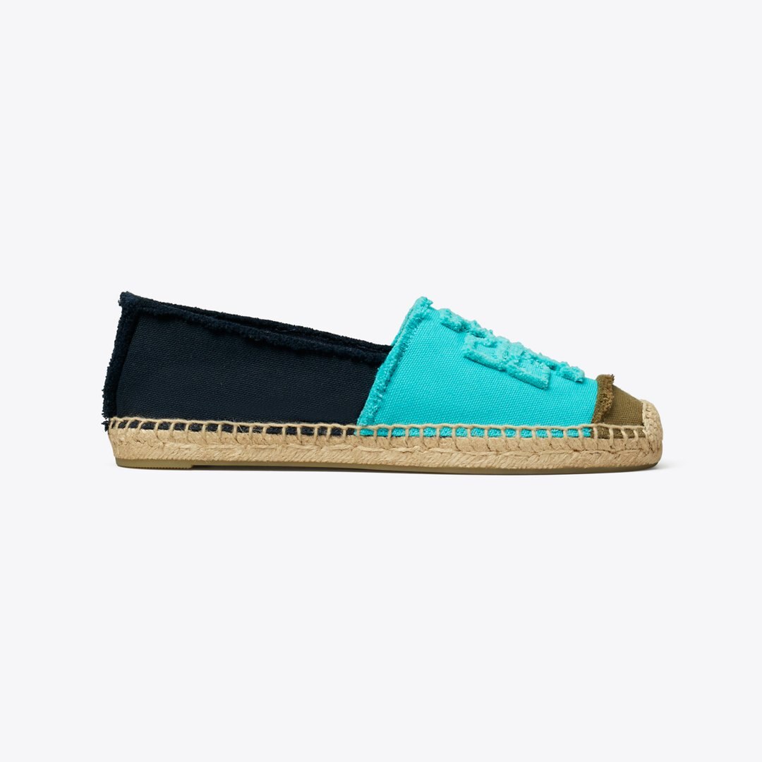 Tory Burch Double T Espadrille SUMMER SKY / ARMY / BLUE NOTTE