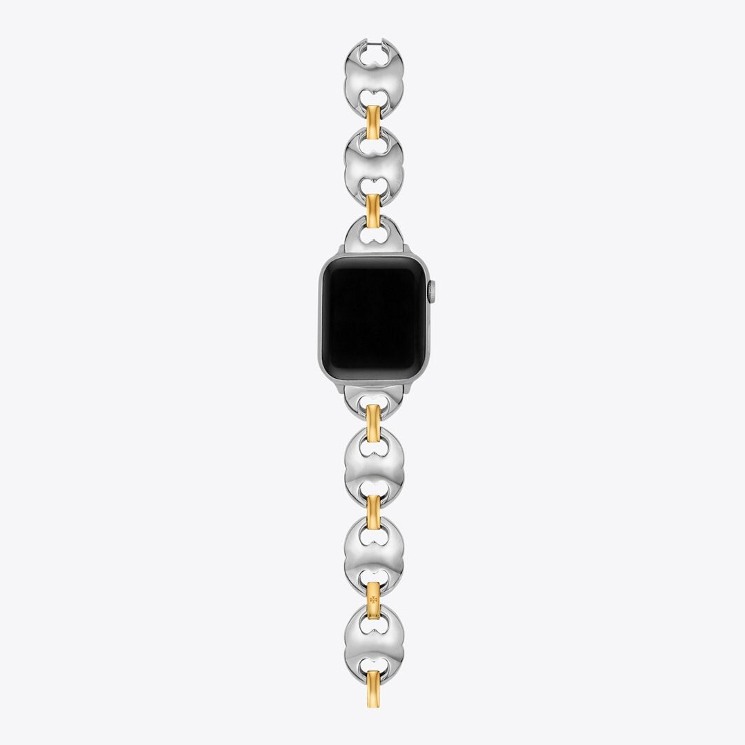Tory Burch Double T Link Band for Apple Watch TWO-TONE