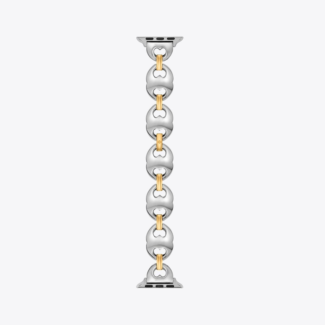 Tory Burch Double T Link Band for Apple Watch TWO-TONE